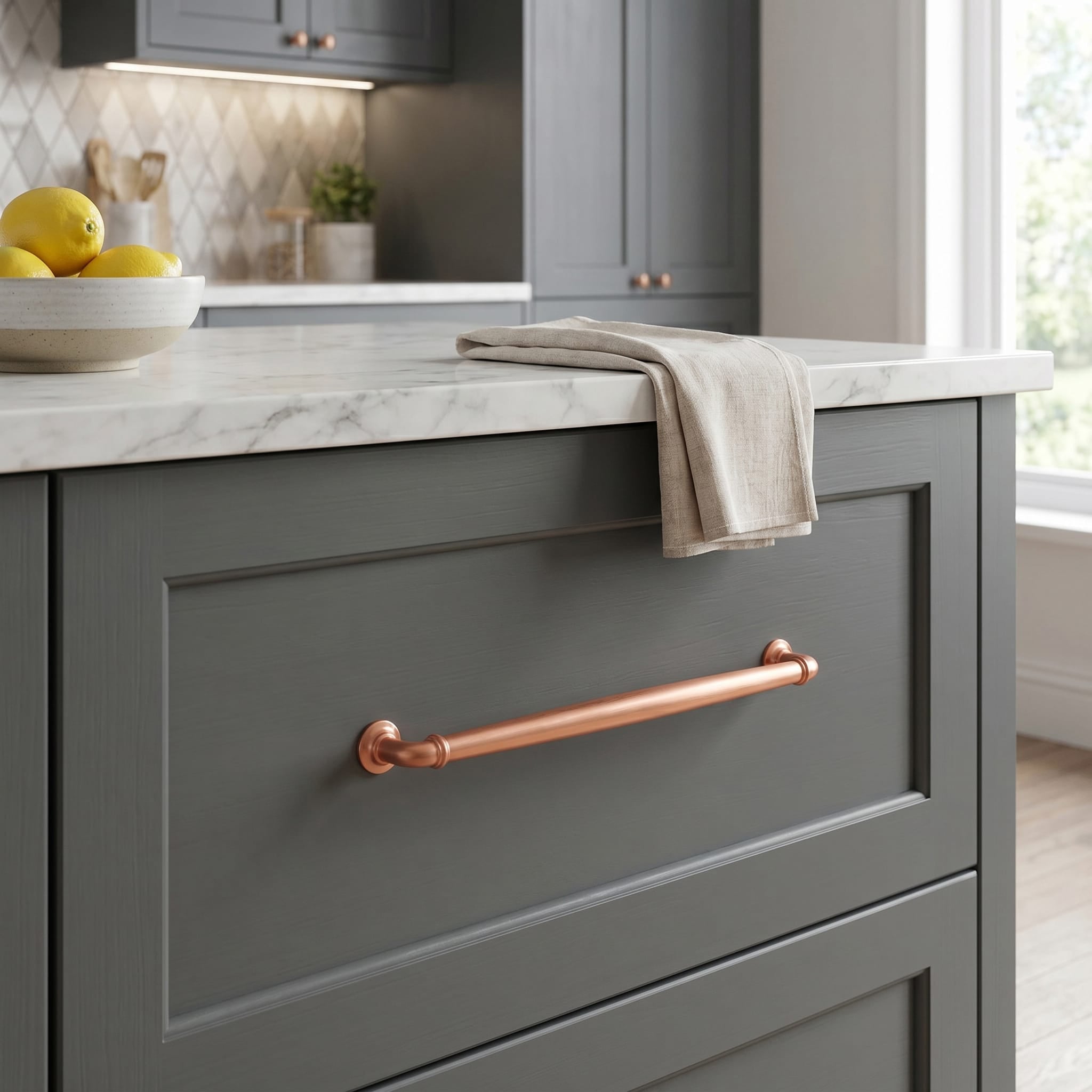 Goo-Ki Decorative Cabinet Pulls with Eye-Catching Geometric & Curved Silhouettes