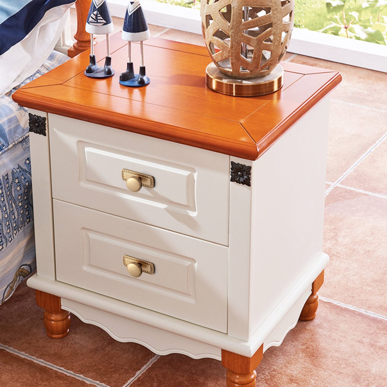 Goo-Ki Distinctive Artistic Engravings Single Hole Round Cabinet Knob Retro Flair Kitchen Hardware