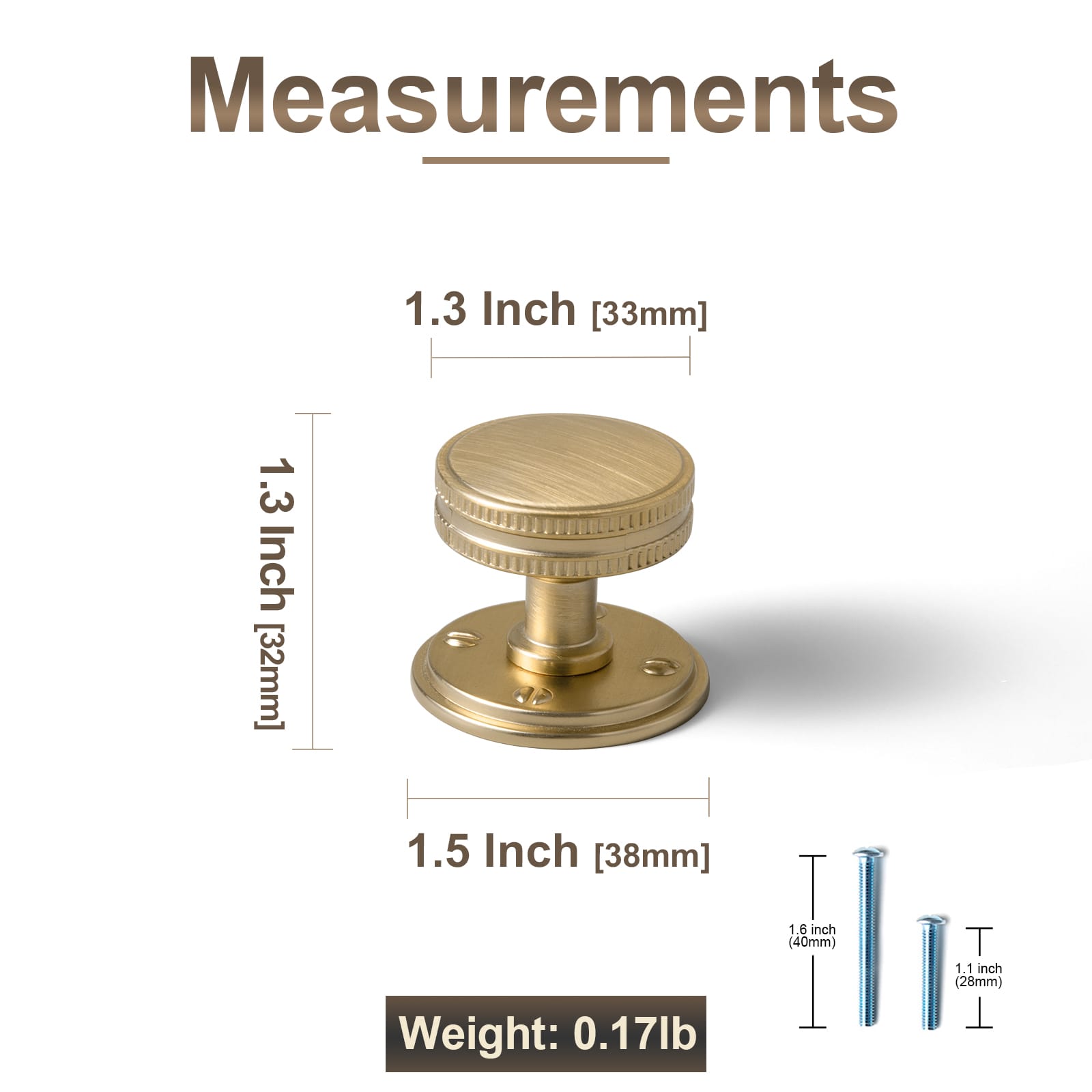 Goo-Ki Distinctive Artistic Engravings Single Hole Round Cabinet Knob Retro Flair Kitchen Hardware