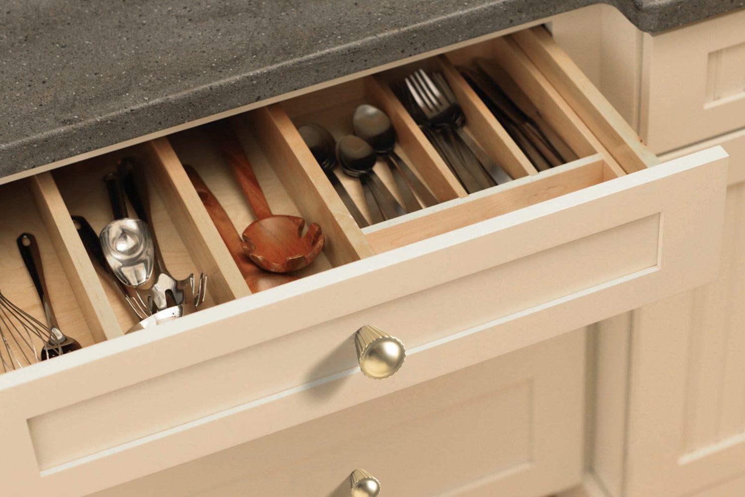 Goo-Ki Distinctive Stylish Zinc Alloy Cabinet Handles Featuring Textured Ribbed Ends