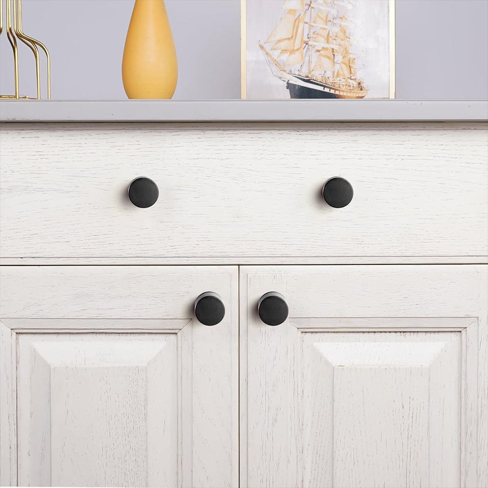 Goo-Ki Elegant Textured Vintage Knobs for Furniture Knurled Aluminum Cabinet Knobs