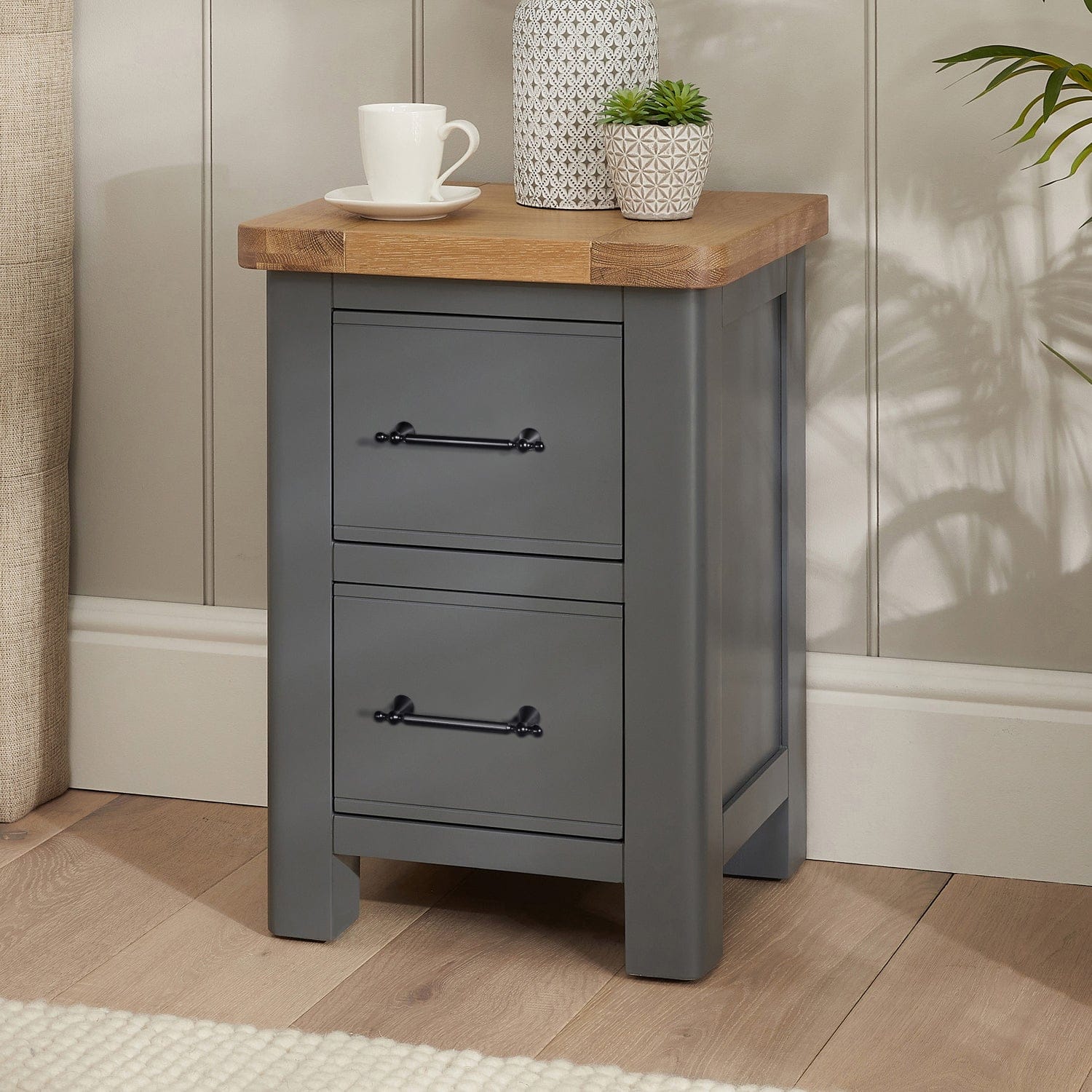 Goo-Ki Elegant Zinc Alloy Cabinet Handles - Sleek Cylindrical with Decorative Spherical Ends