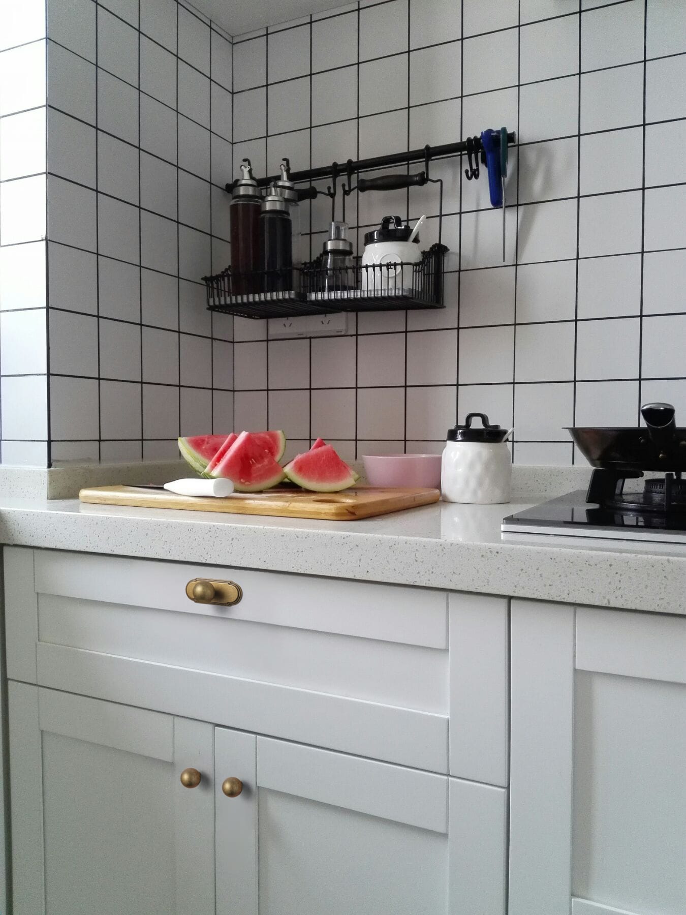 Goo-Ki 【EU Order】Classic Cabinet Bar Pulls with Back Plate Zinc Alloy Cabinet Handle with Long Back Plate