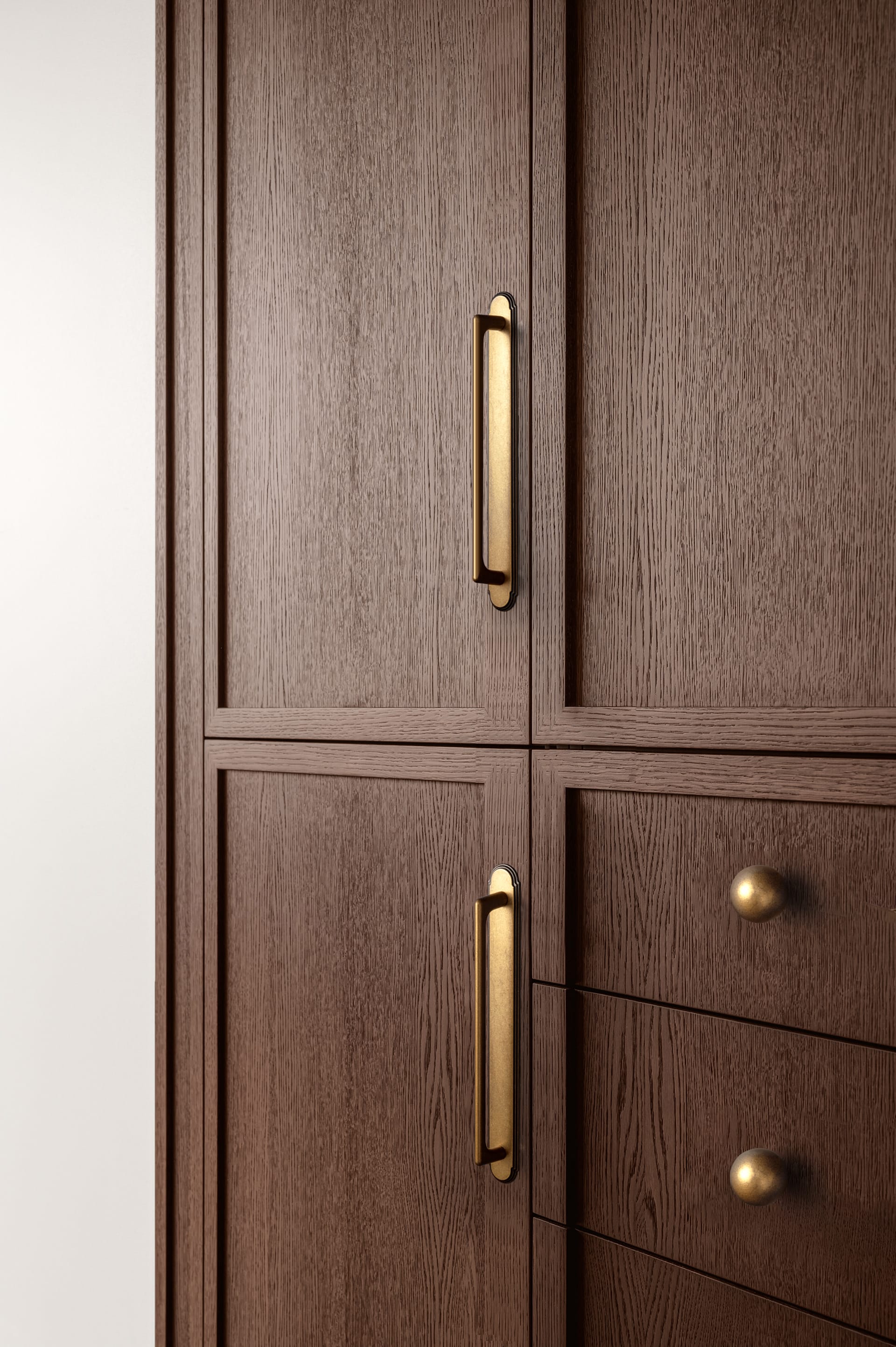 Goo-Ki 【EU Order】Classic Cabinet Bar Pulls with Back Plate Zinc Alloy Cabinet Handle with Long Back Plate
