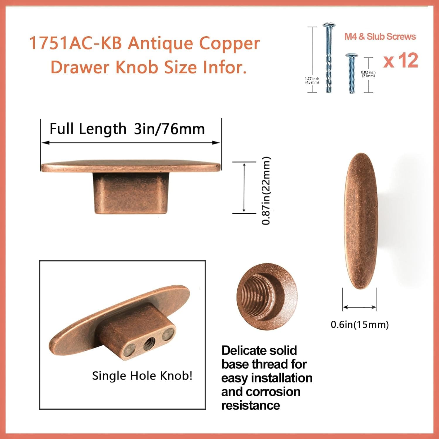 Goo-Ki European Style Retro Brass Drawer Pulls for Dresser Cupboard Vintage Bronze Bar Pulls