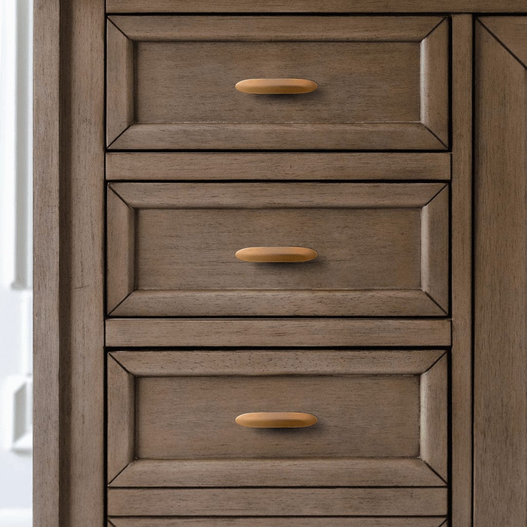 Goo-Ki European Style Retro Brass Drawer Pulls for Dresser Cupboard Vintage Bronze Bar Pulls