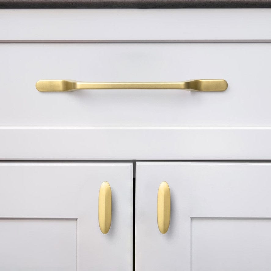 Goo-Ki European Style Retro Brass Drawer Pulls for Dresser Cupboard Vintage Bronze Bar Pulls