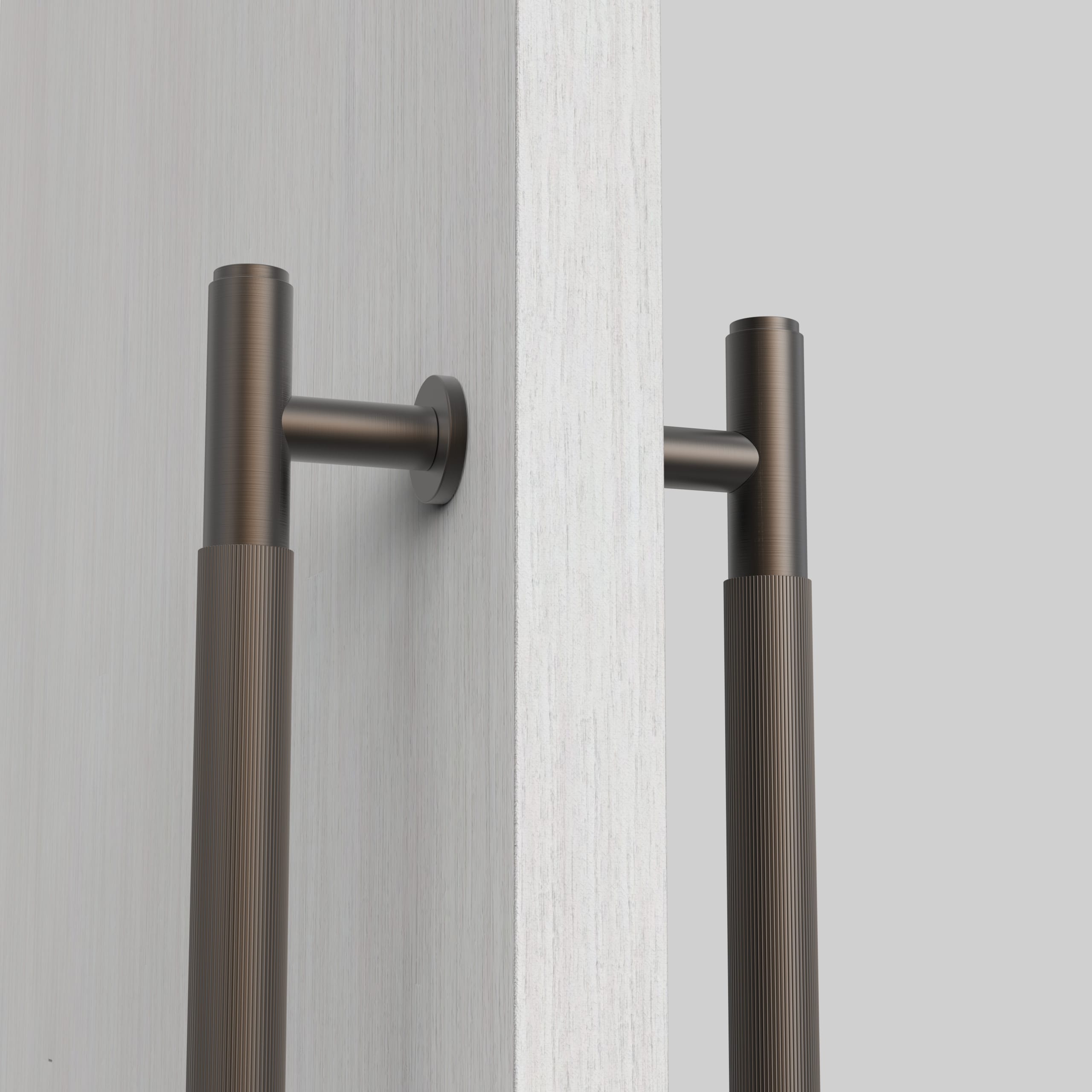 Goo-Ki Heavy-Duty Appliance Pull Stainless Steel Knurled & Straight Grip Pull Handle for Appliance & Shower Glass Door