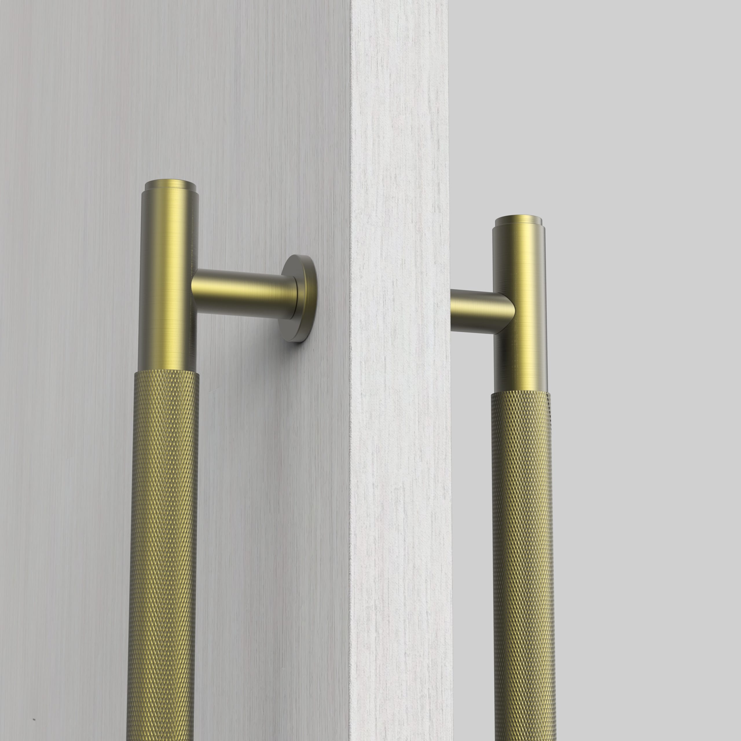 Goo-Ki Heavy-Duty Appliance Pull Stainless Steel Knurled & Straight Grip Pull Handle for Appliance & Shower Glass Door