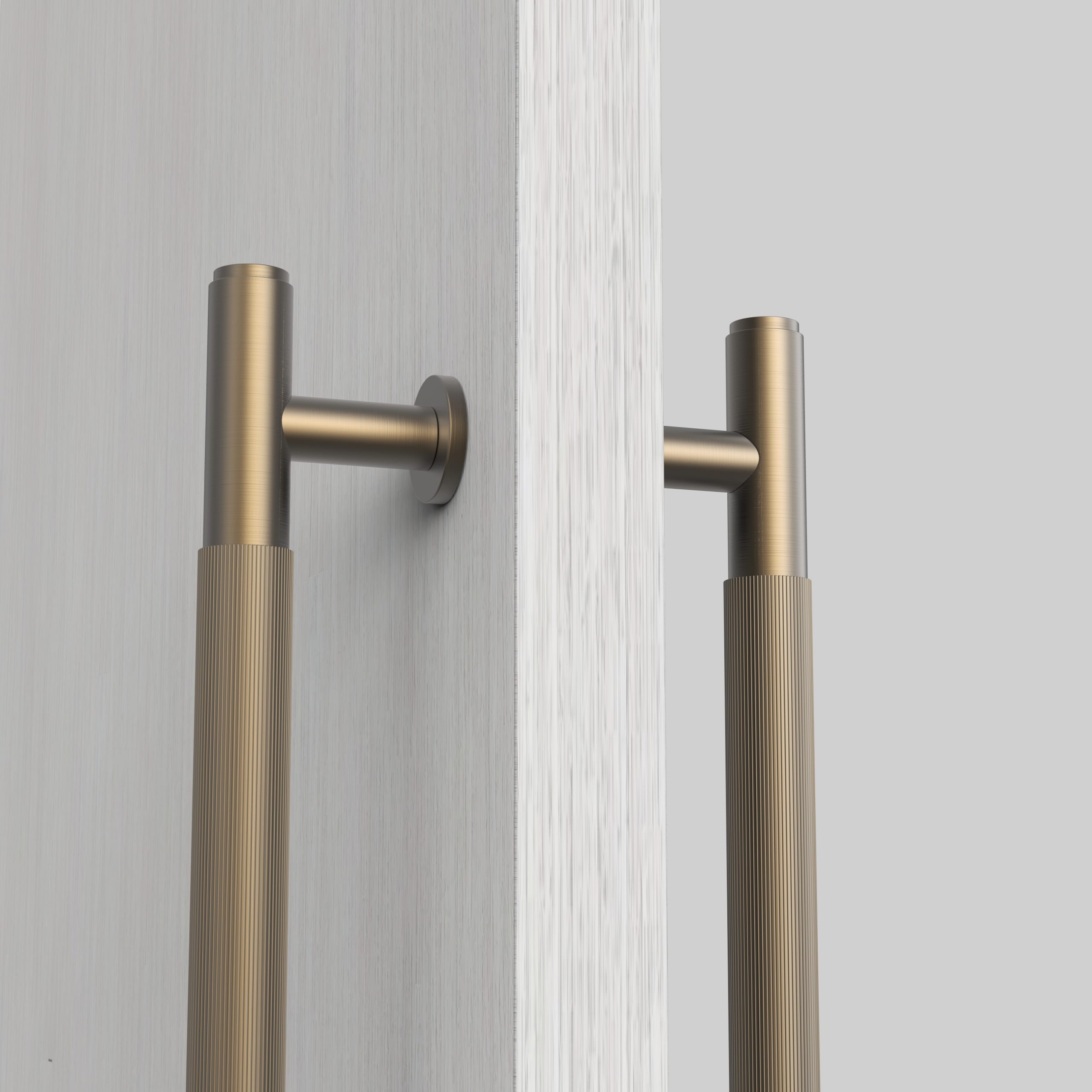Goo-Ki Heavy-Duty Appliance Pull Stainless Steel Knurled & Straight Grip Pull Handle for Appliance & Shower Glass Door
