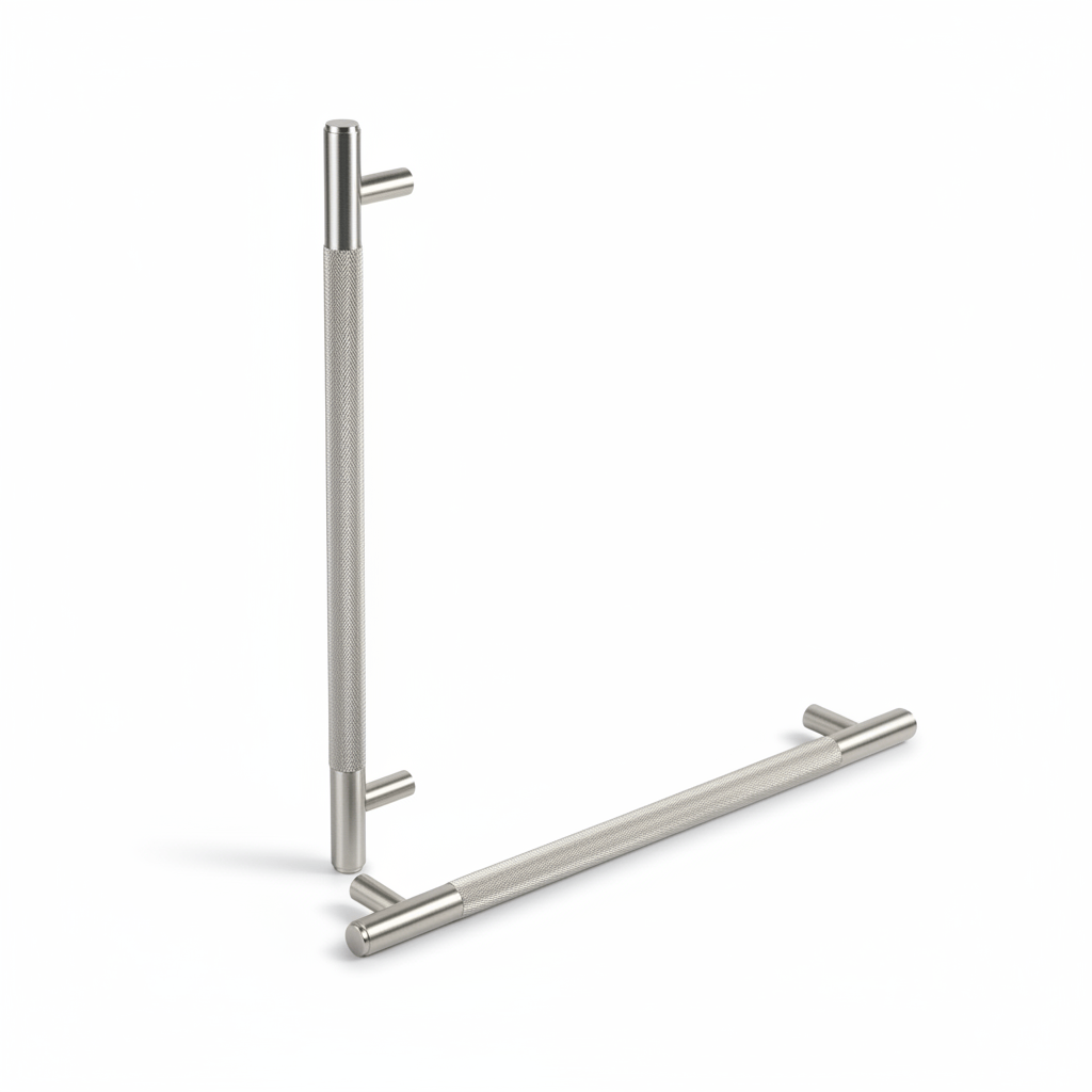 Goo-Ki Heavy-Duty Appliance Pull Stainless Steel Knurled & Straight Grip Pull Handle for Appliance & Shower Glass Door
