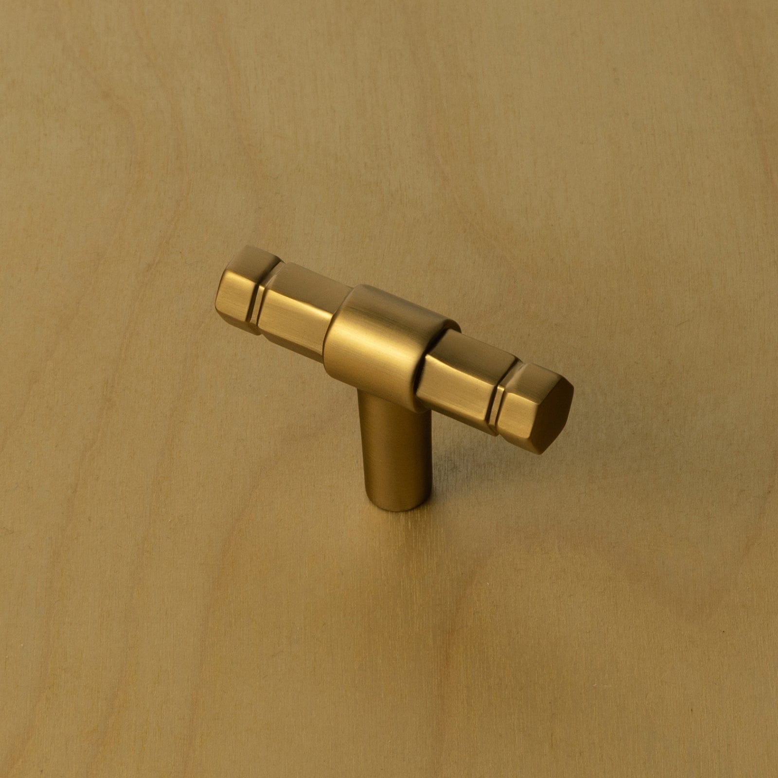 Goo-Ki Hexagonal Cabinet Handles Solid Zinc Alloy Drawer Hardware Finger Pull