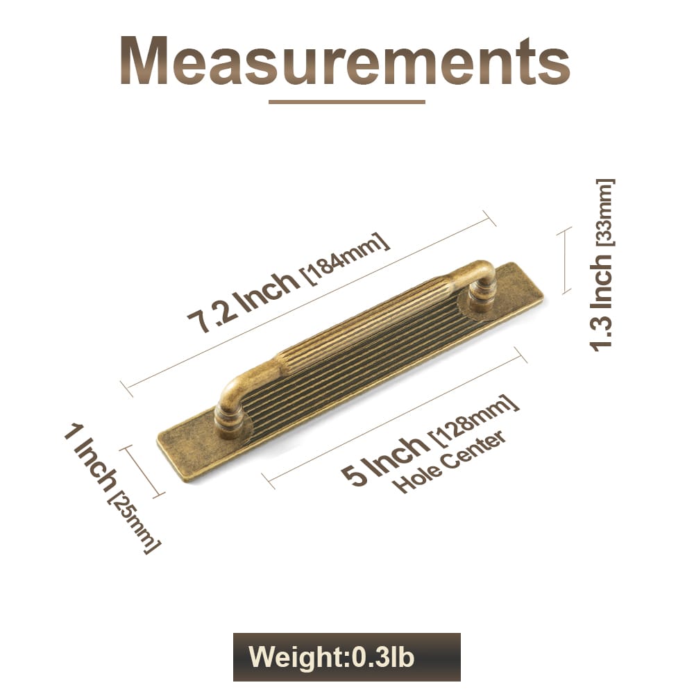 Goo-Ki Industrial Decorative Cabinet Pulls Unique L-shaped Drawer Handles with Textured Grip