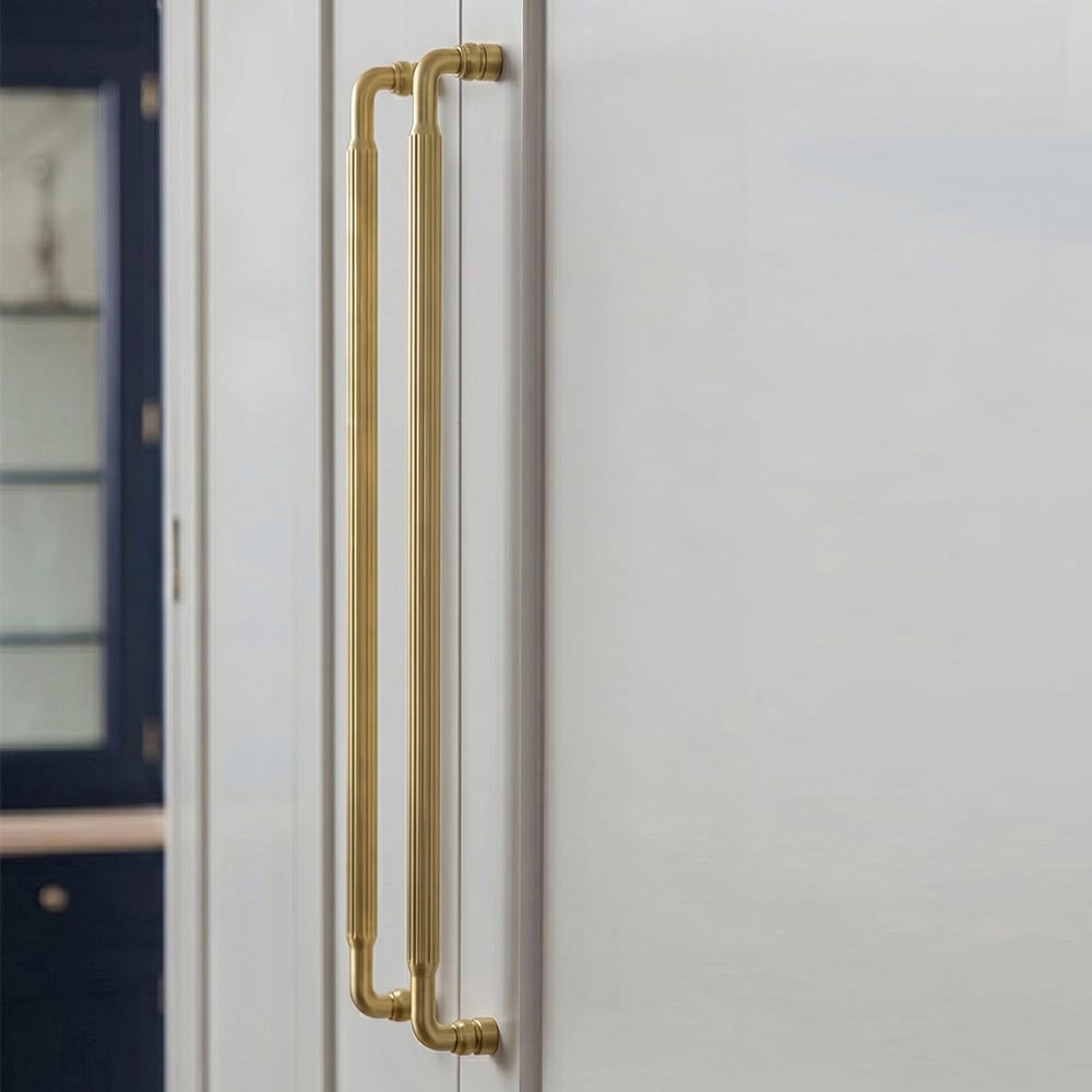 Goo-Ki Industrial Decorative Cabinet Pulls Unique L-shaped Drawer Handles with Textured Grip