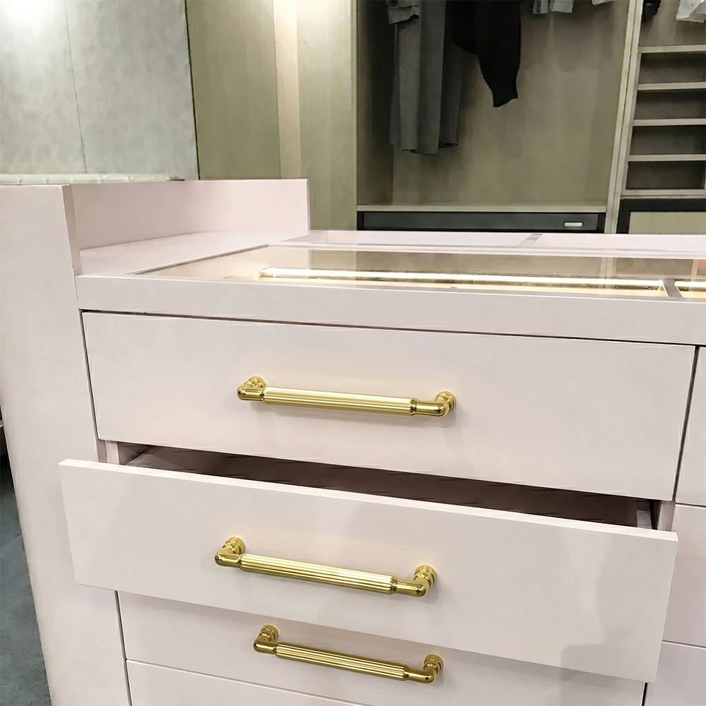 Goo-Ki Industrial Decorative Cabinet Pulls Unique L-shaped Drawer Handles with Textured Grip