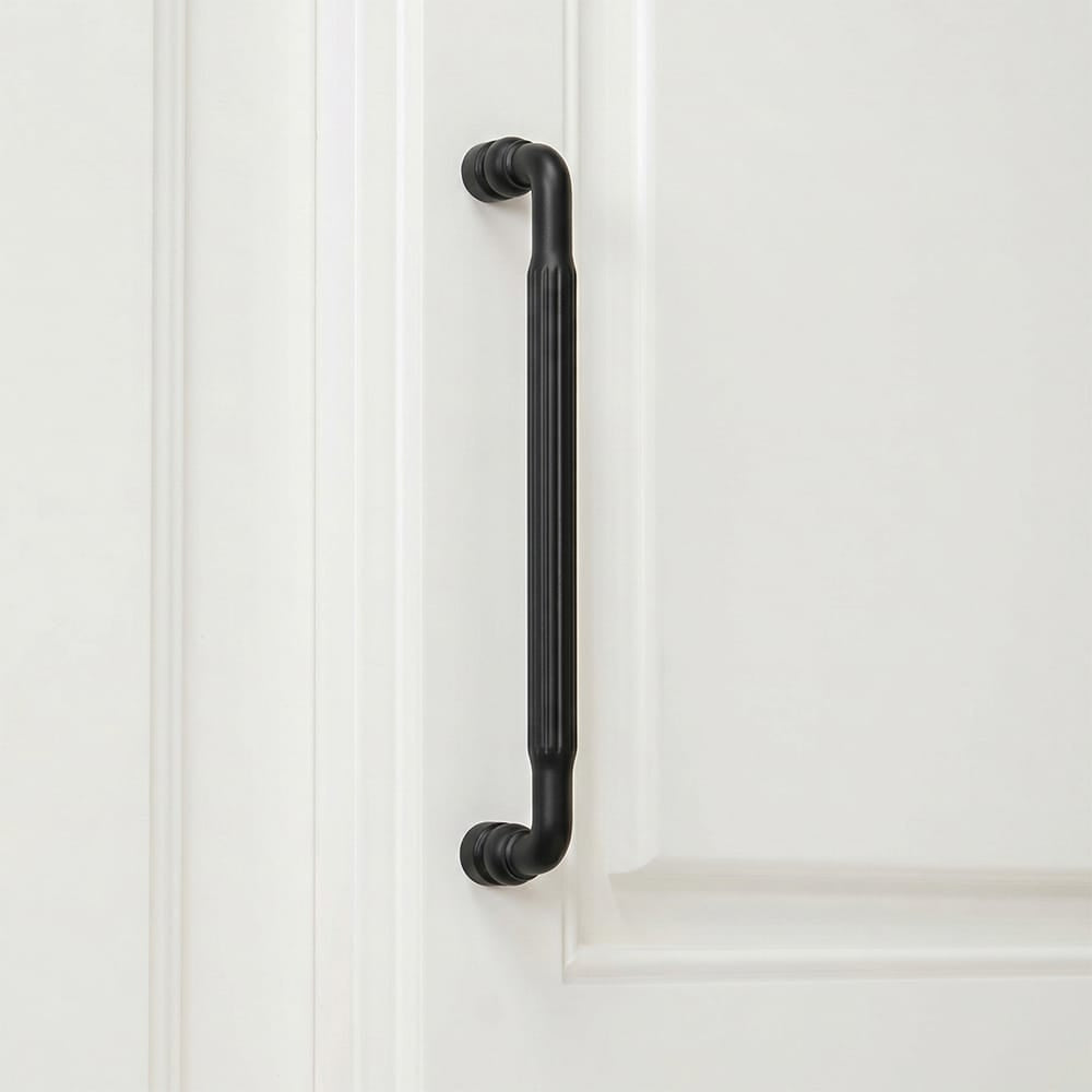 Goo-Ki Industrial Decorative Cabinet Pulls Unique L-shaped Drawer Handles with Textured Grip