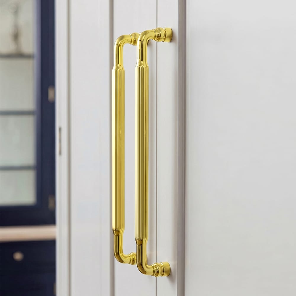 Goo-Ki Industrial Decorative Cabinet Pulls Unique L-shaped Drawer Handles with Textured Grip