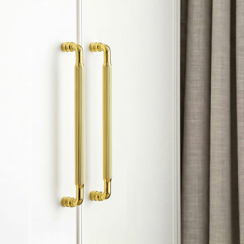 Goo-Ki Industrial Decorative Cabinet Pulls Unique L-shaped Drawer Handles with Textured Grip