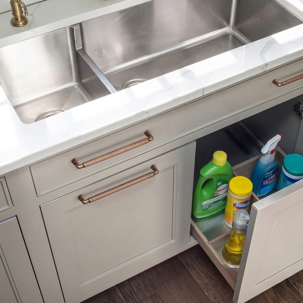 Goo-Ki Industrial Decorative Cabinet Pulls Unique L-shaped Drawer Handles with Textured Grip