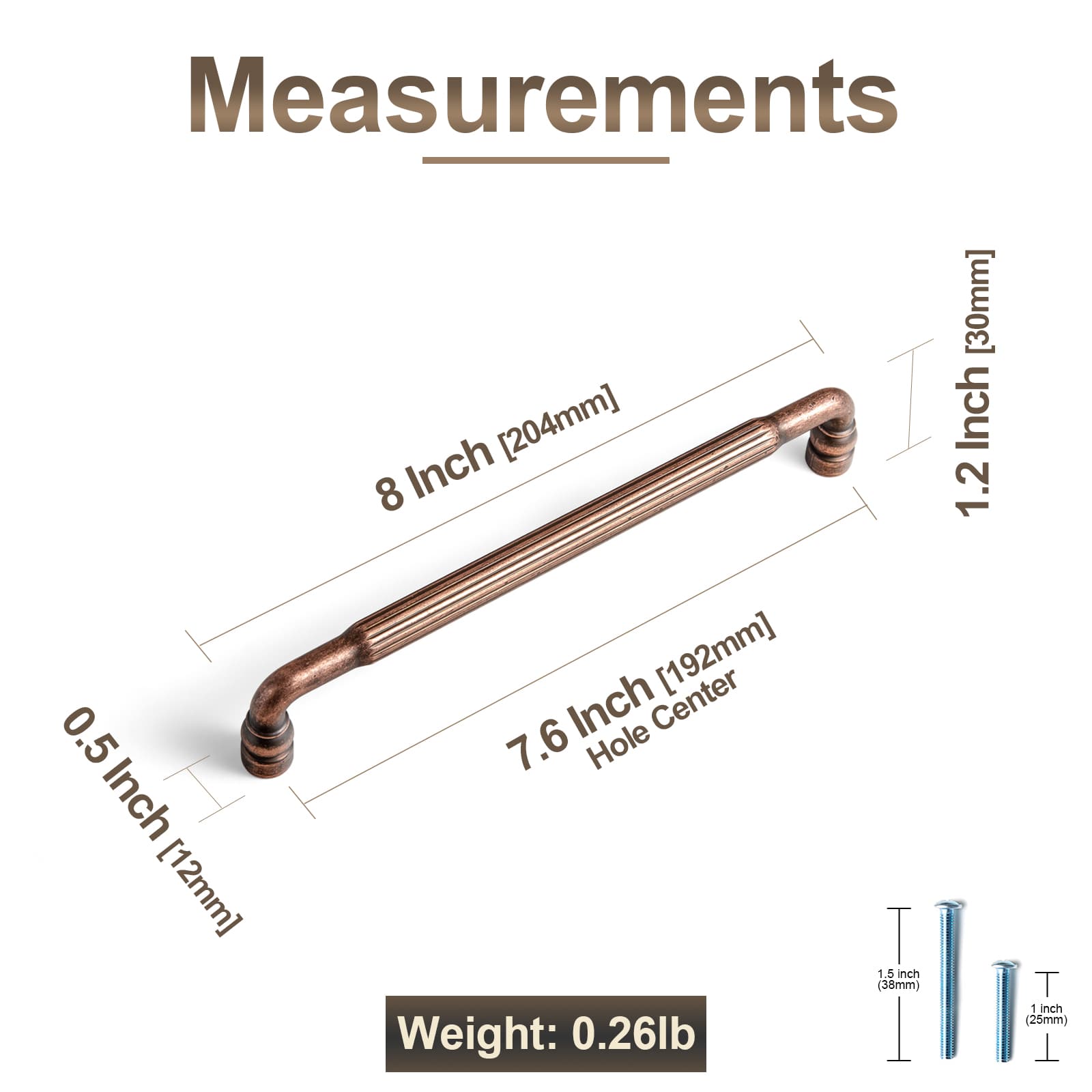 Goo-Ki Industrial Decorative Cabinet Pulls Unique L-shaped Drawer Handles with Textured Grip