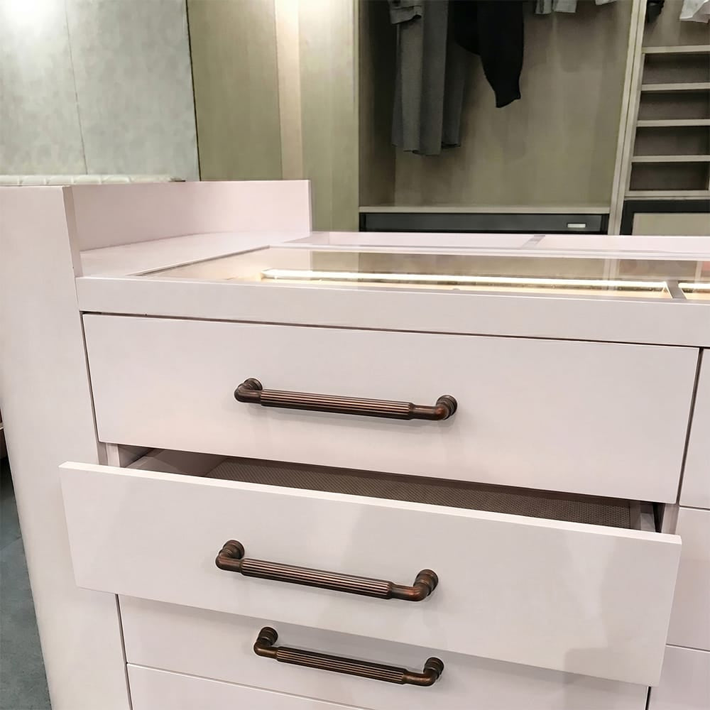 Goo-Ki Industrial Decorative Cabinet Pulls Unique L-shaped Drawer Handles with Textured Grip
