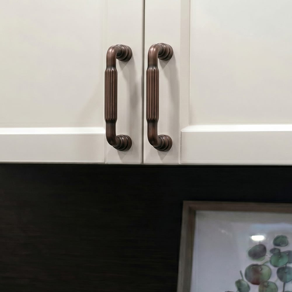 Goo-Ki Industrial Decorative Cabinet Pulls Unique L-shaped Drawer Handles with Textured Grip