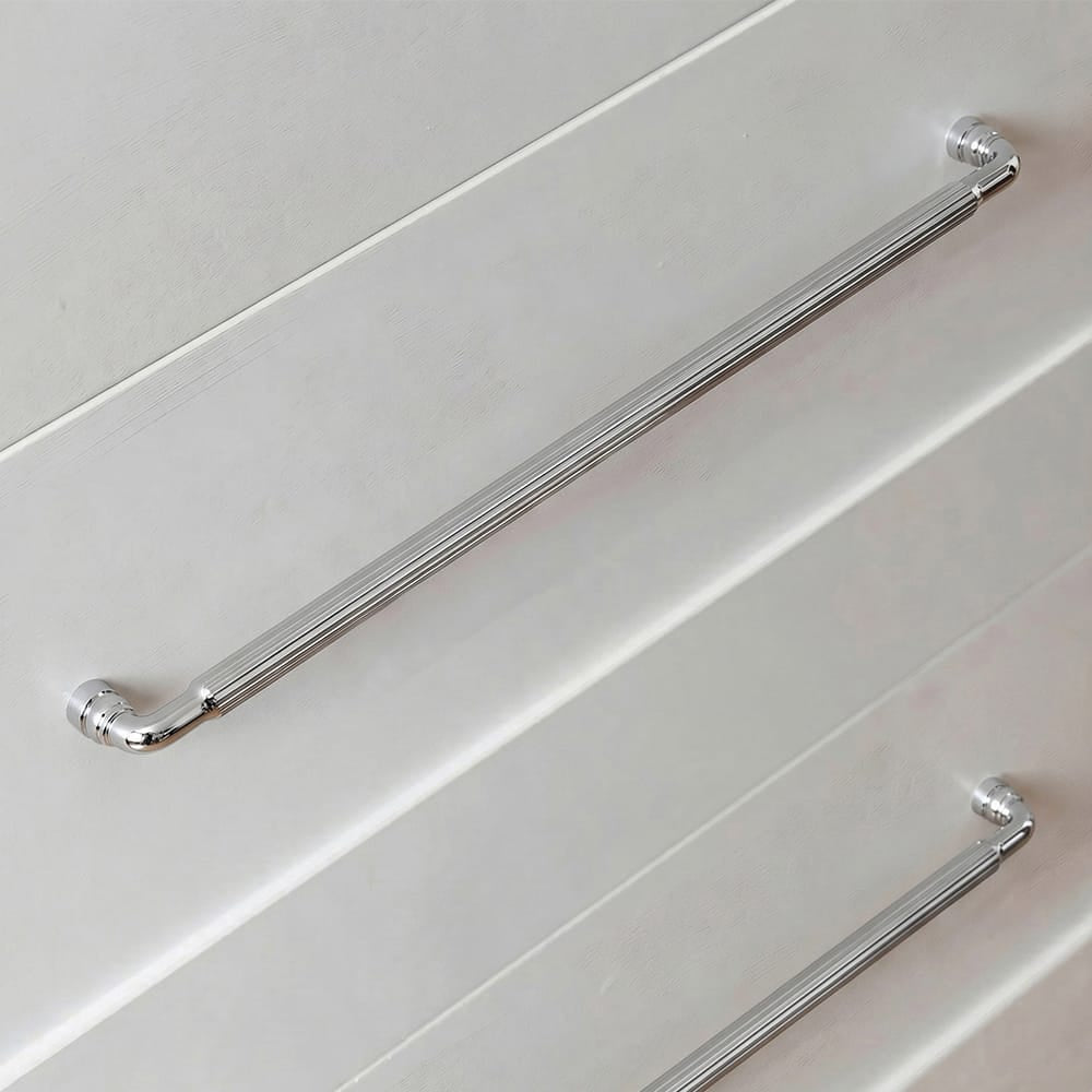 Goo-Ki Industrial Decorative Cabinet Pulls Unique L-shaped Drawer Handles with Textured Grip