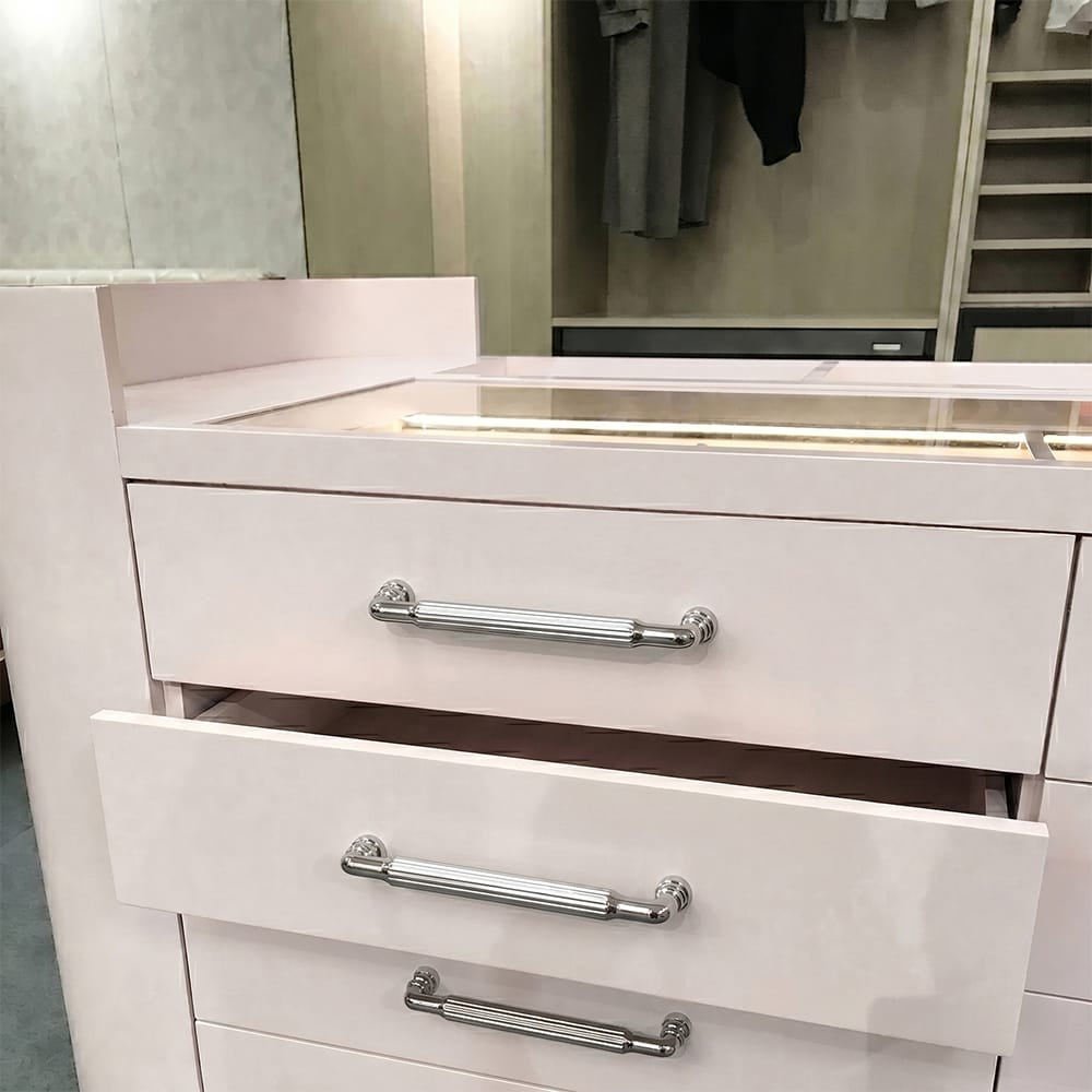 Goo-Ki Industrial Decorative Cabinet Pulls Unique L-shaped Drawer Handles with Textured Grip