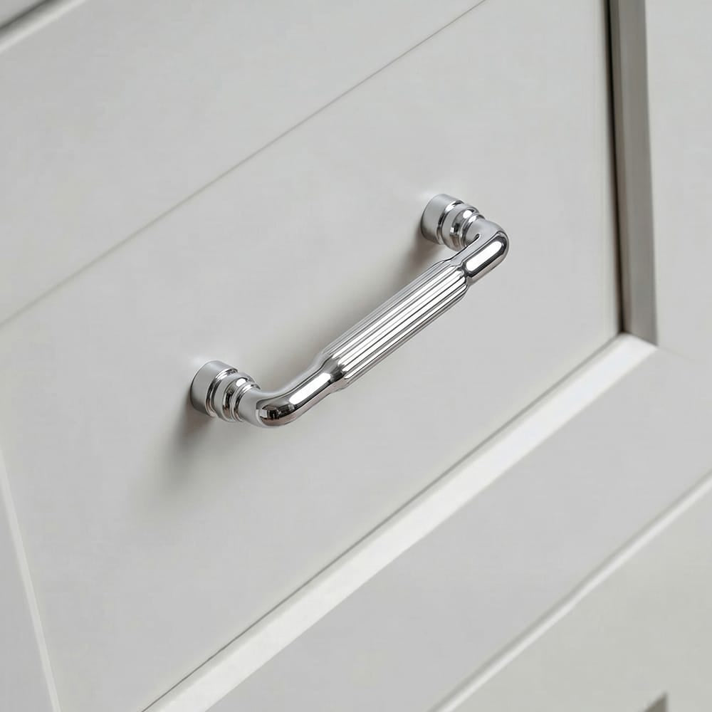 Goo-Ki Industrial Decorative Cabinet Pulls Unique L-shaped Drawer Handles with Textured Grip