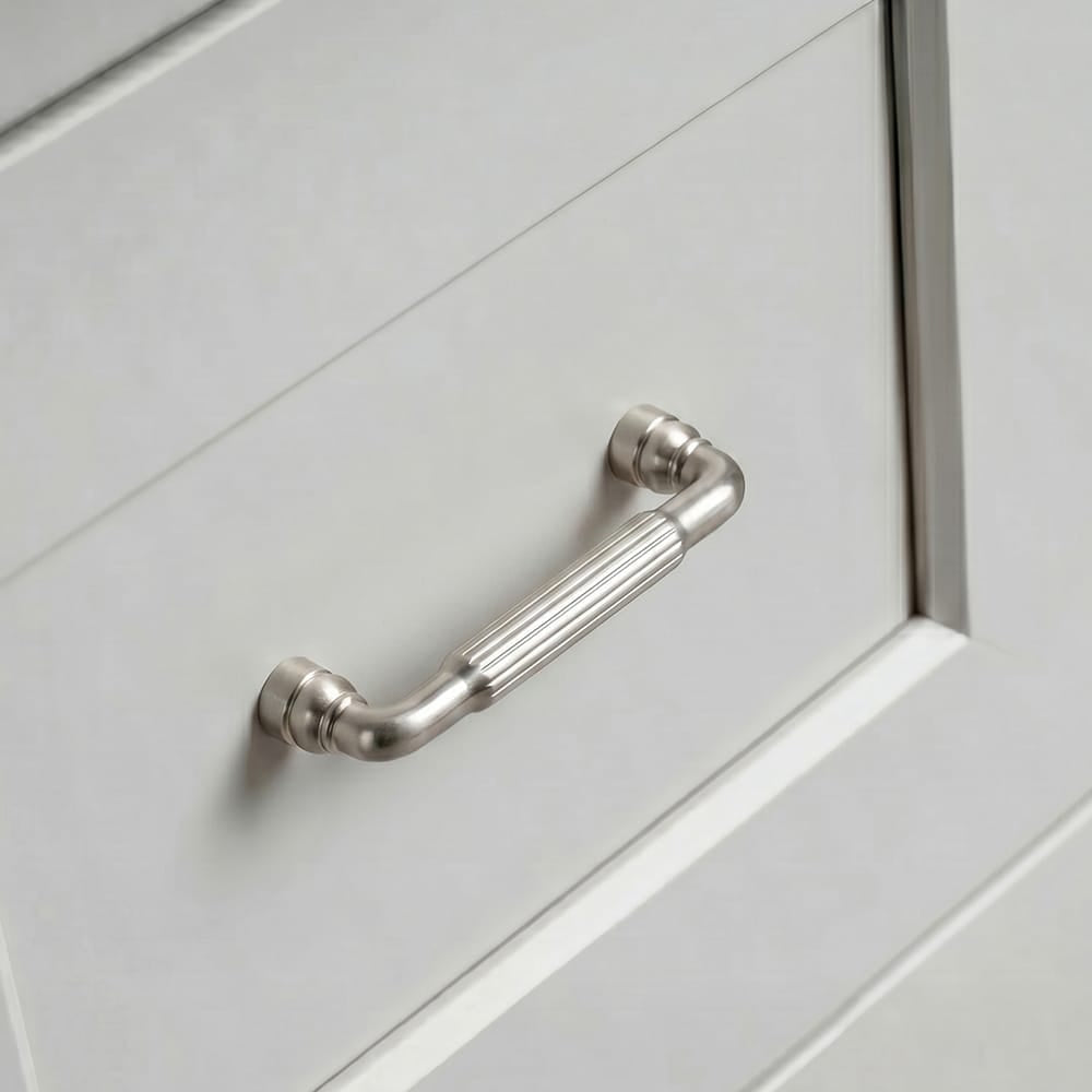 Goo-Ki Industrial Decorative Cabinet Pulls Unique L-shaped Drawer Handles with Textured Grip