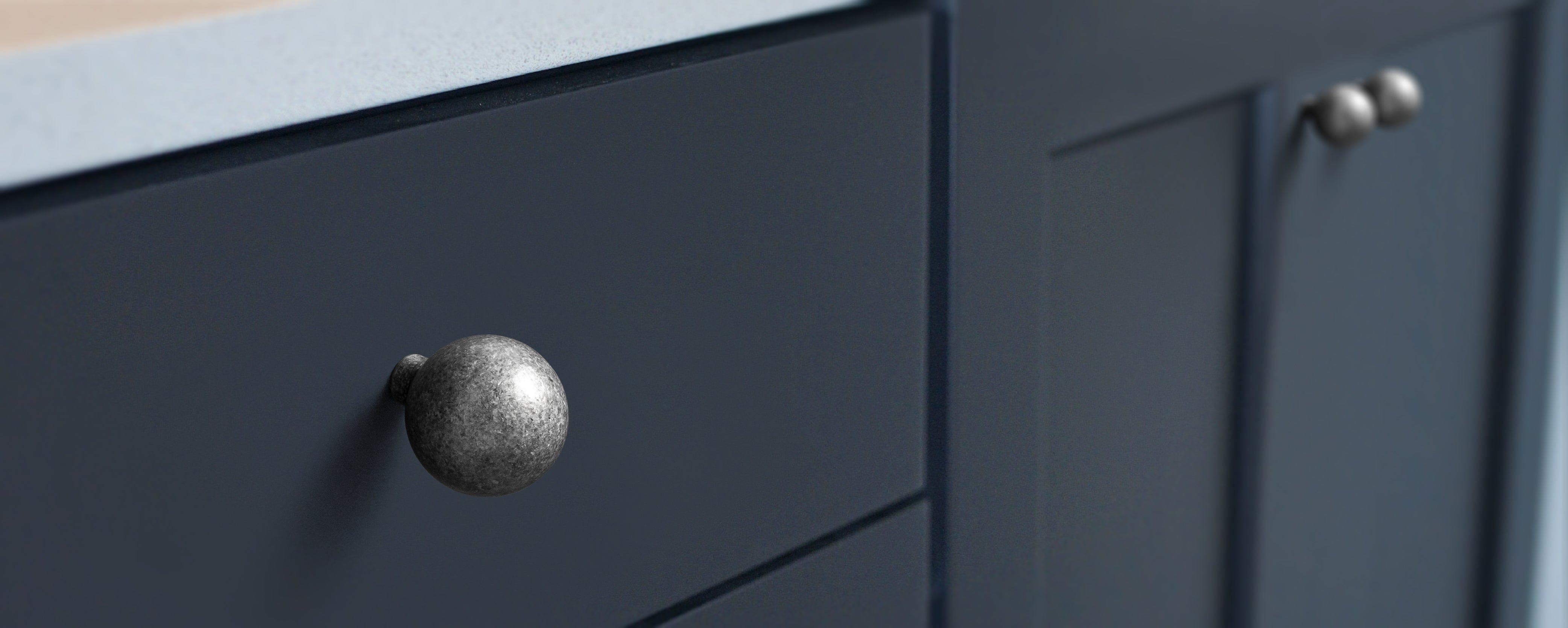 Goo-Ki Industrial Style Matte Silver Cabinet Handles Modern Stylish Pulls for Home Cabinets