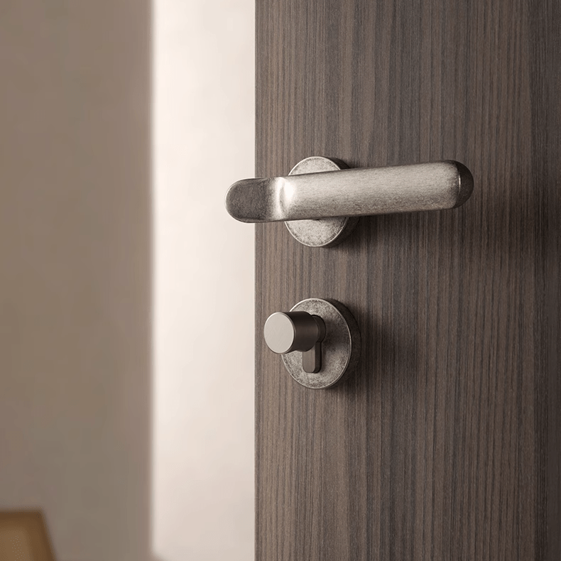 Goo-Ki Industrial Style Retro Door Handle Home Security Lock Mute Door Lock