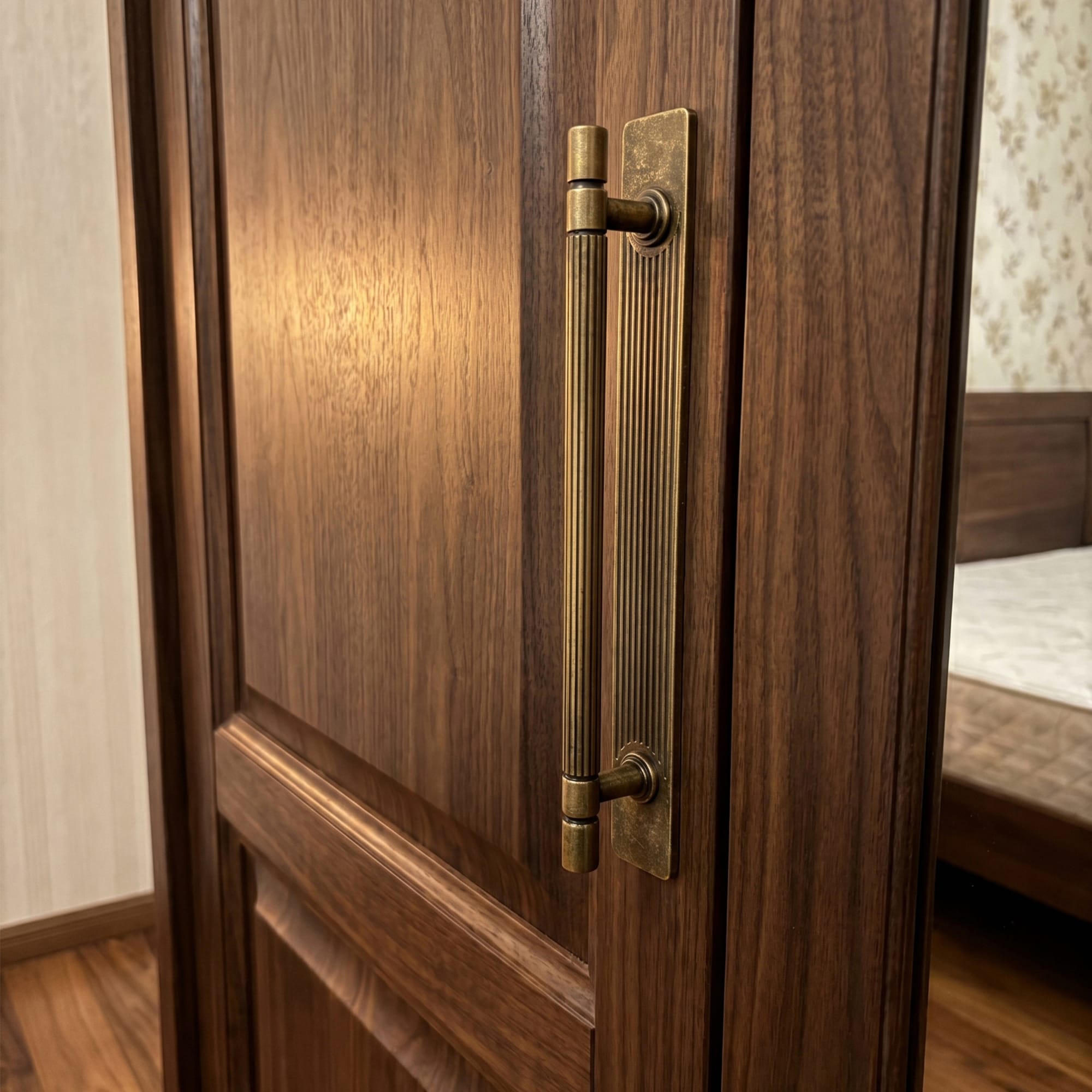 Goo-Ki Industrial Style Retro Zinc Alloy Cabinet Pulls with Striped Texture