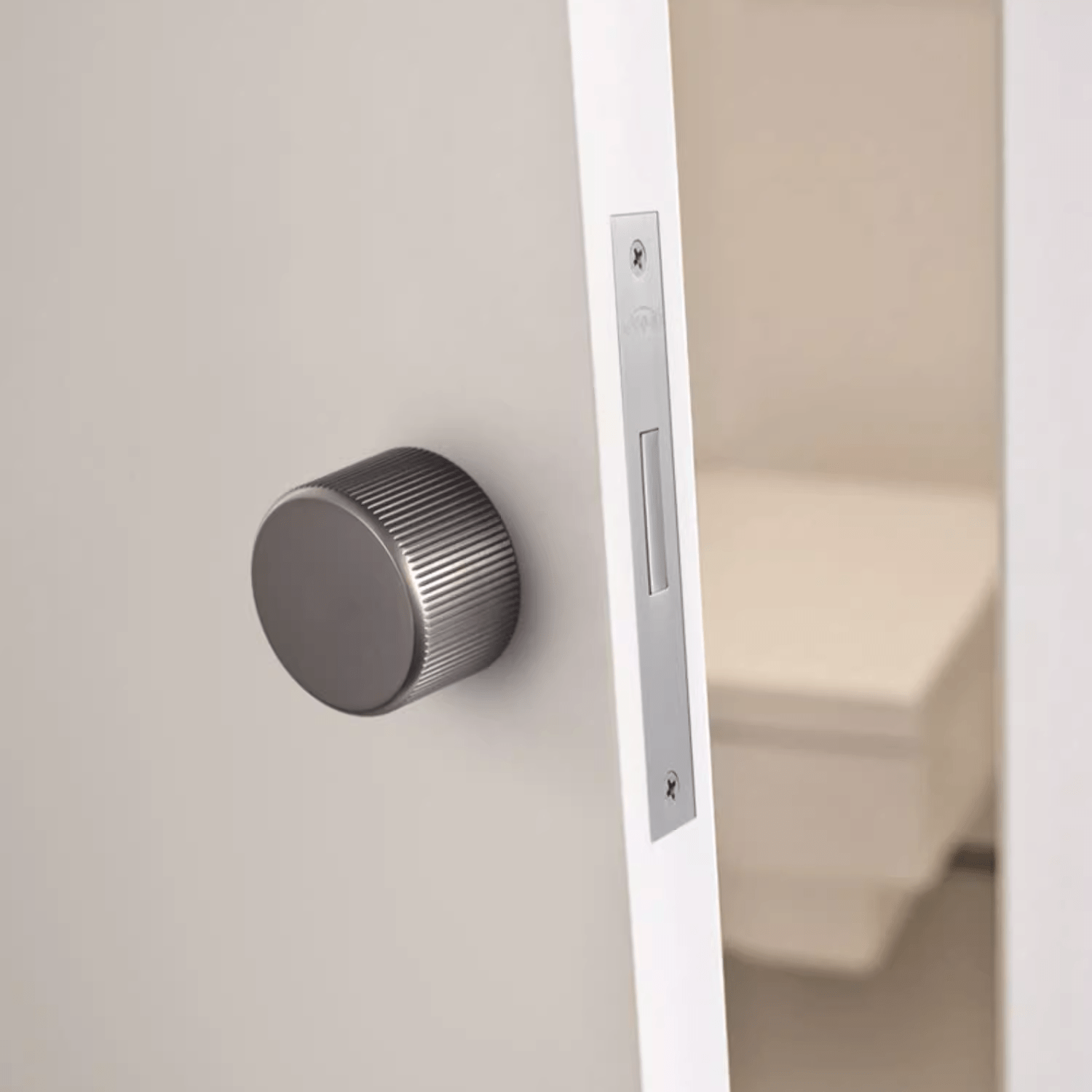 Goo-Ki Invisible Door Lock Rotatable Interior Door Lock keyless for Bedroom