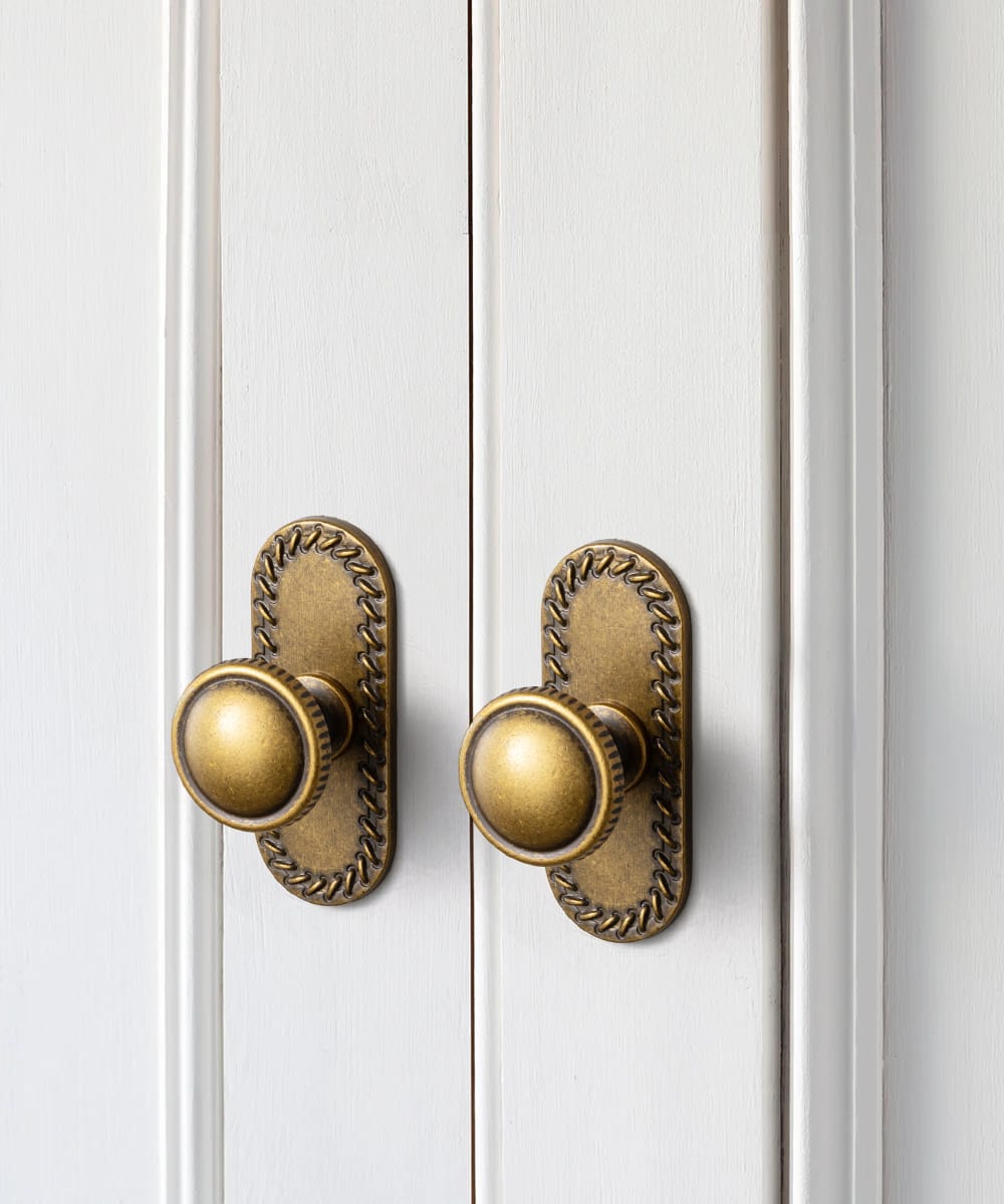 Goo-Ki Knurled Rim Round Cabinet Knobs, Solid Zinc Alloy Mushroom Drawer Knob for Cabinet Doors, Chest of Drawers
