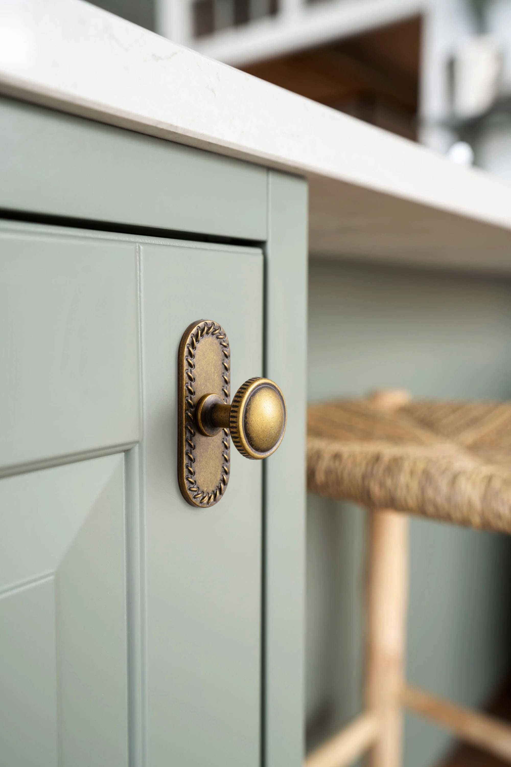 Goo-Ki Knurled Rim Round Cabinet Knobs, Solid Zinc Alloy Mushroom Drawer Knob for Cabinet Doors, Chest of Drawers