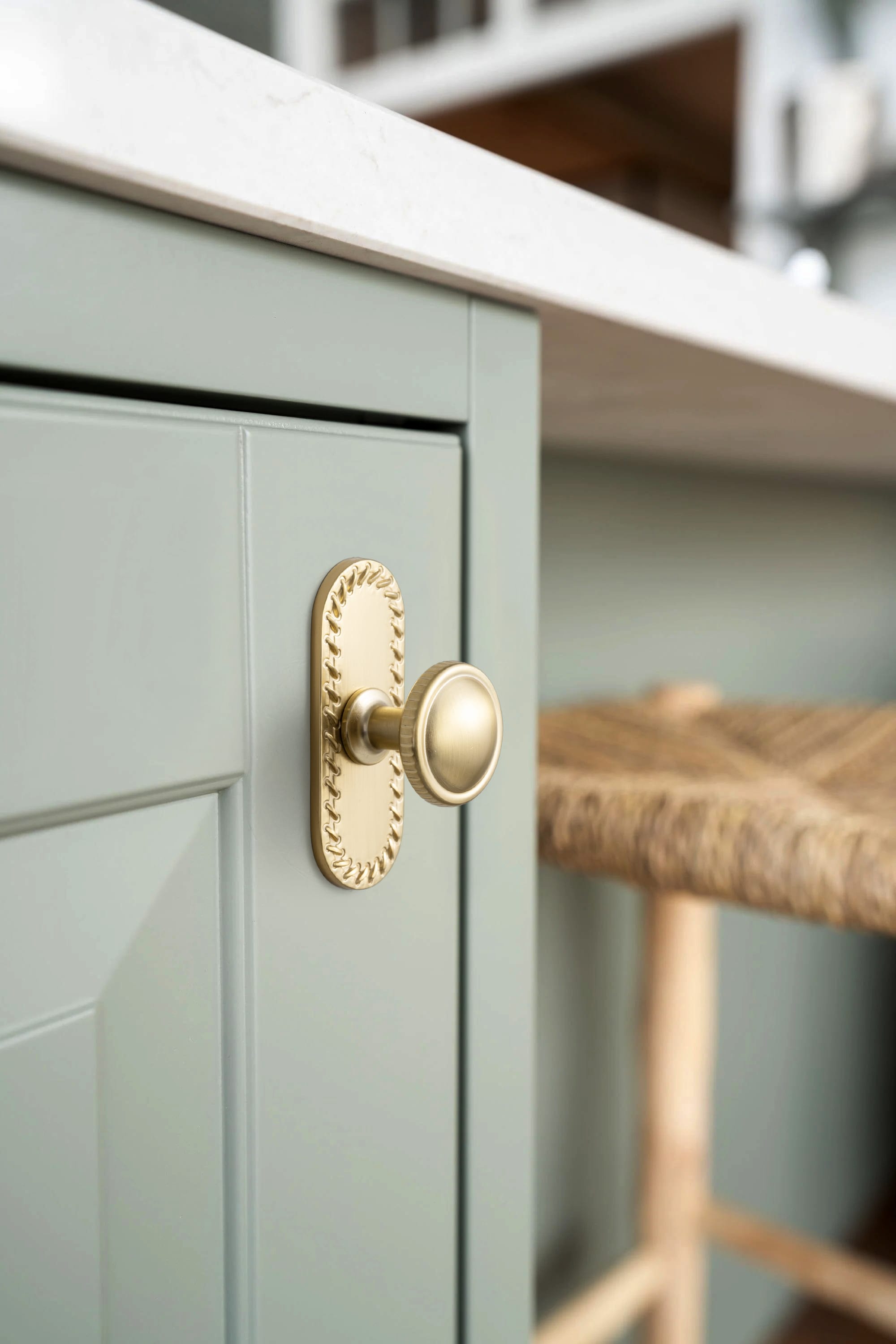 Goo-Ki Knurled Rim Round Cabinet Knobs, Solid Zinc Alloy Mushroom Drawer Knob for Cabinet Doors, Chest of Drawers