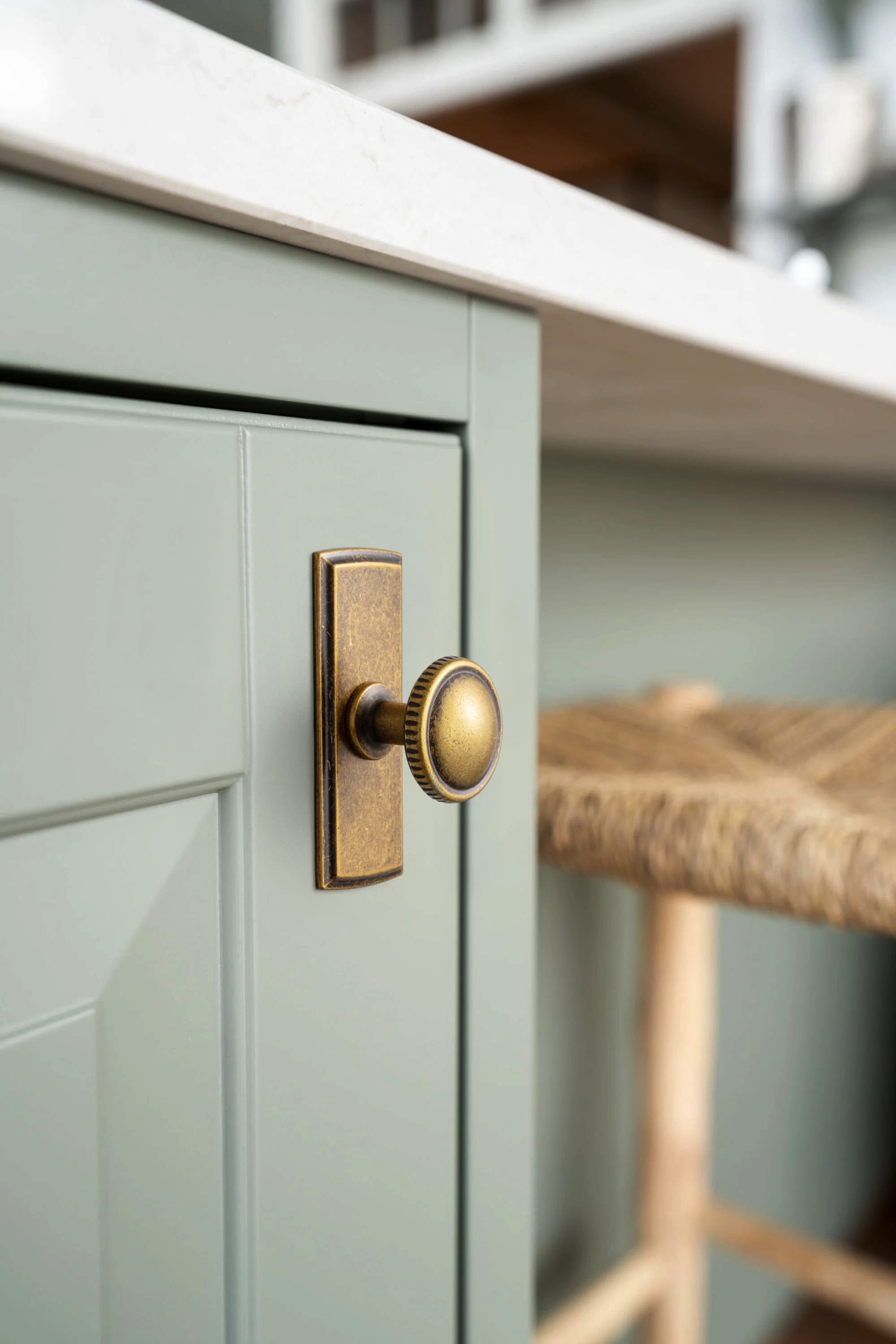 Goo-Ki Knurled Rim Round Cabinet Knobs, Solid Zinc Alloy Mushroom Drawer Knob for Cabinet Doors, Chest of Drawers