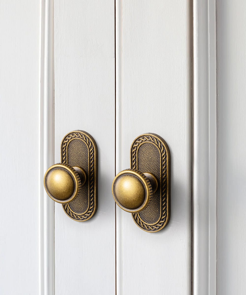 Goo-Ki Knurled Rim Round Cabinet Knobs, Solid Zinc Alloy Mushroom Drawer Knob for Cabinet Doors, Chest of Drawers