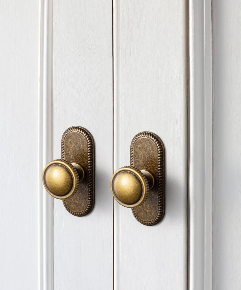 Goo-Ki Knurled Rim Round Cabinet Knobs, Solid Zinc Alloy Mushroom Drawer Knob for Cabinet Doors, Chest of Drawers
