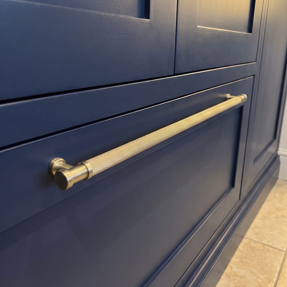 Goo-Ki Knurled T-Bar Cabinet Pull Handles, Zinc Alloy & Aluminum Textured Drawer Pulls for Kitchen Furniture
