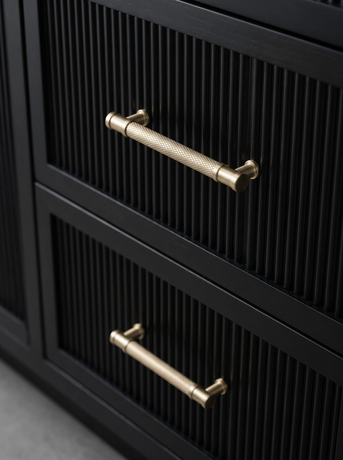 Goo-Ki Knurled T-Bar Cabinet Pull Handles, Zinc Alloy & Aluminum Textured Drawer Pulls for Kitchen Furniture