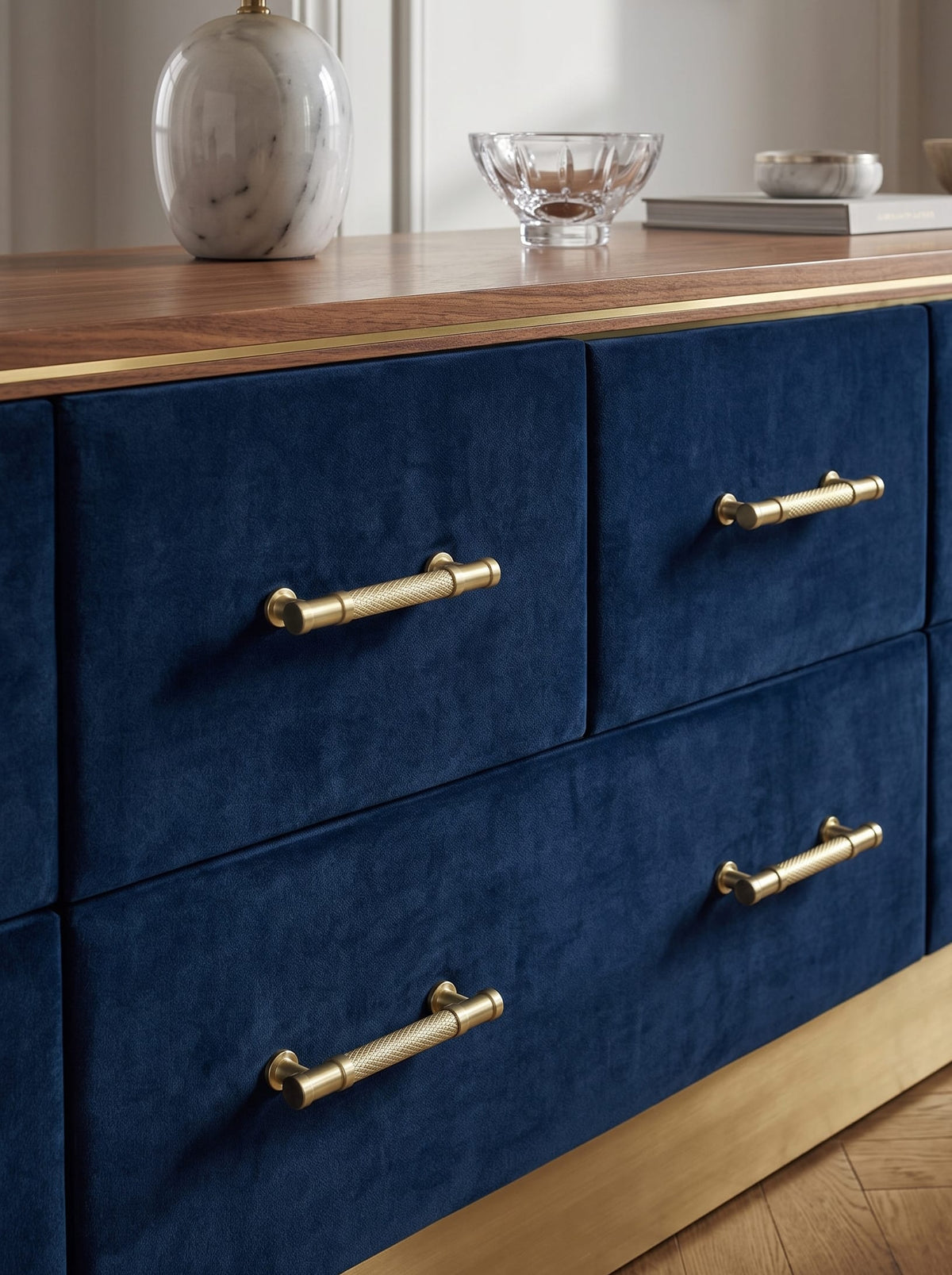 Goo-Ki Knurled T-Bar Cabinet Pull Handles, Zinc Alloy & Aluminum Textured Drawer Pulls for Kitchen Furniture