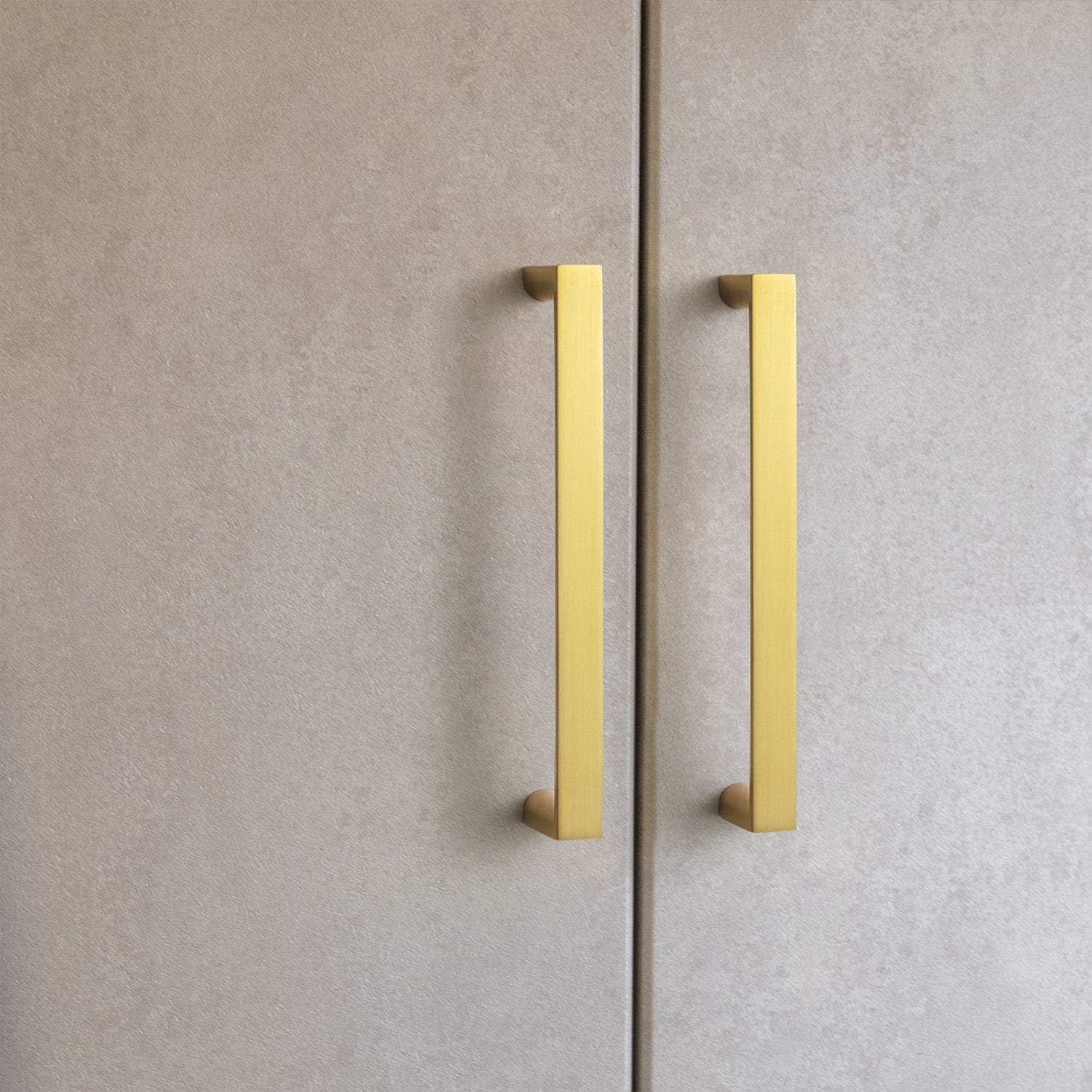 Goo-Ki Long Cabinet Bar Pulls Antique Vintage Brass Solid Drawer Handles