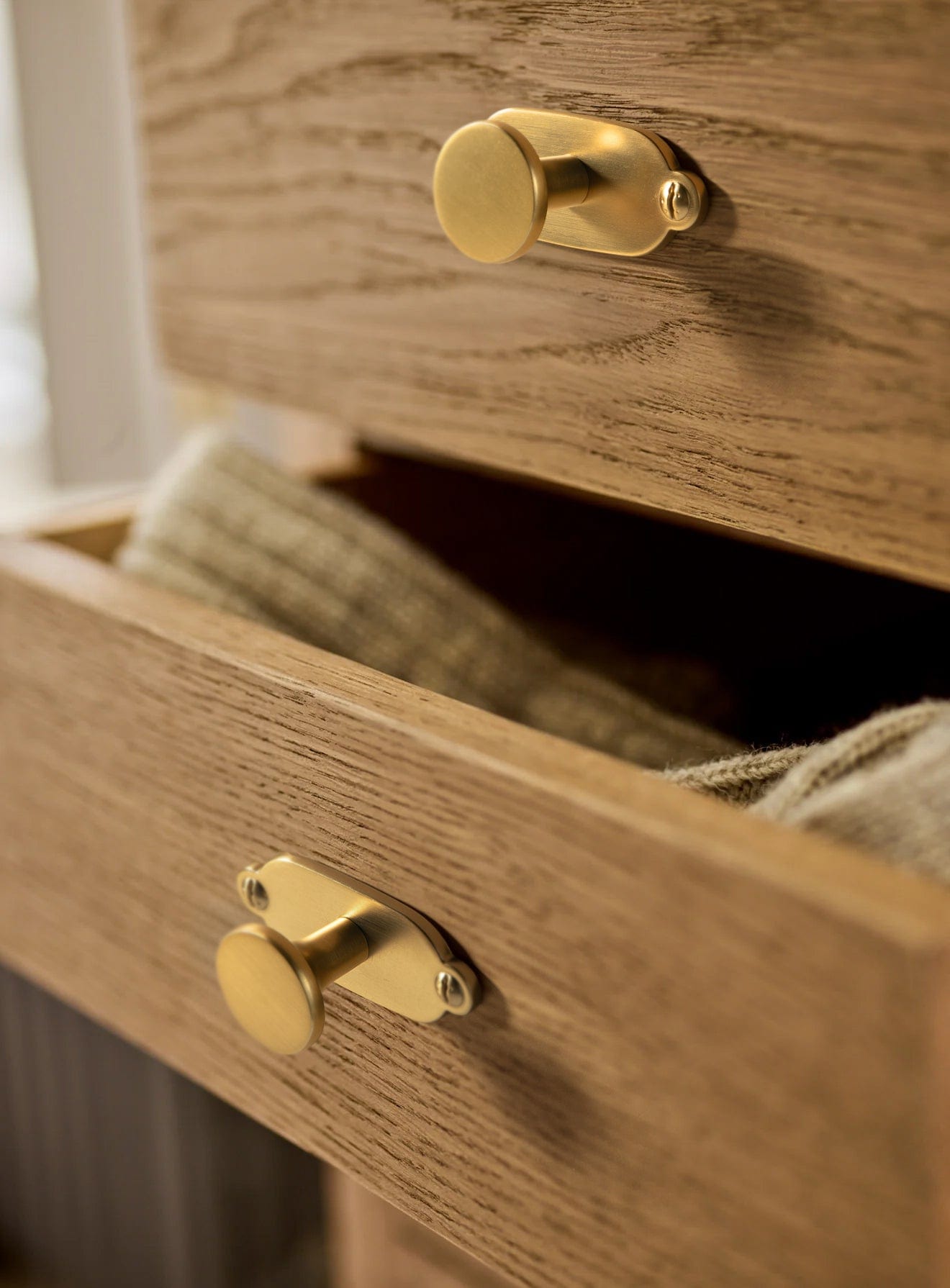 Goo-Ki Long Cabinet Bar Pulls Antique Vintage Brass Solid Drawer Handles