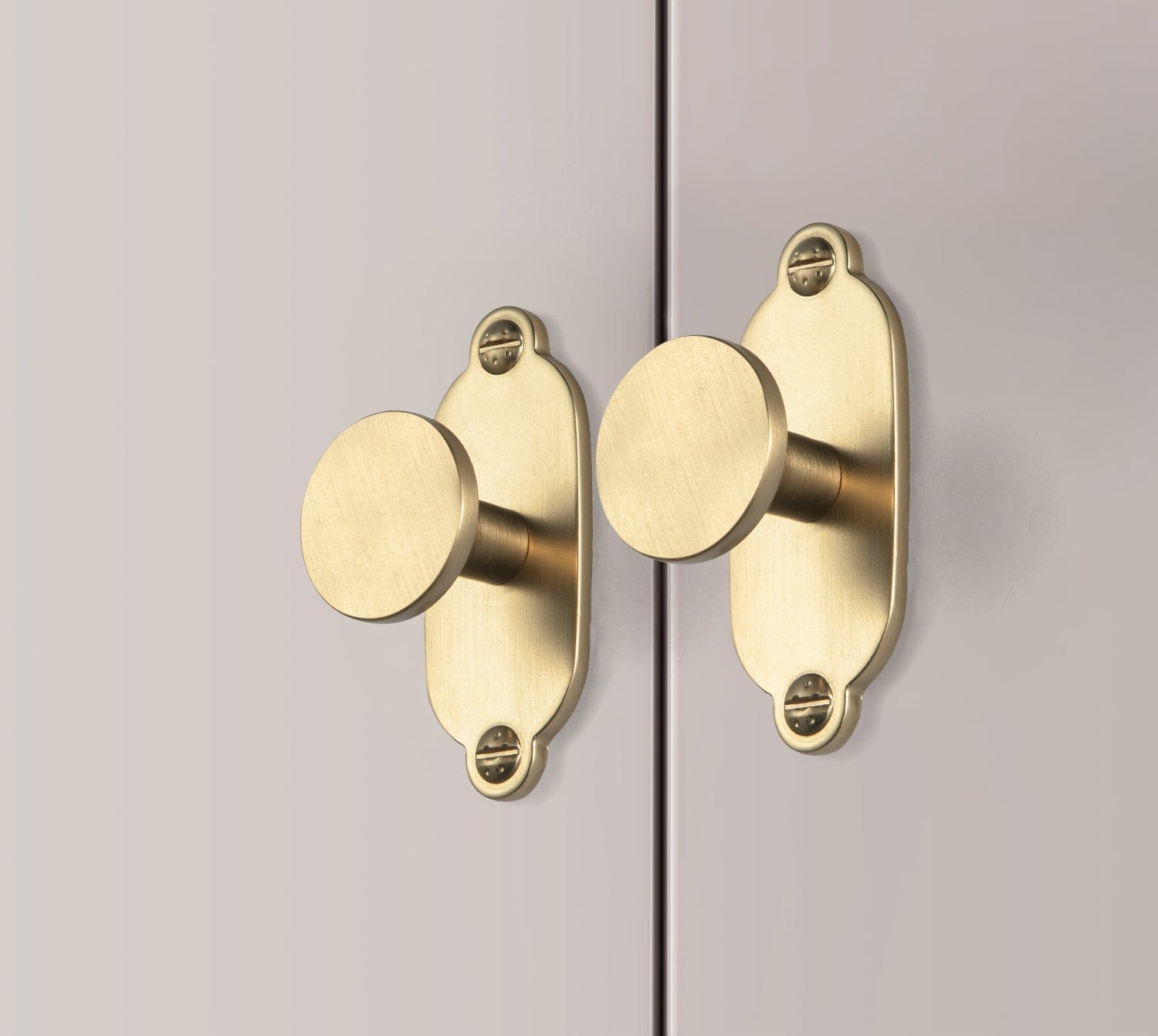 Goo-Ki Long Cabinet Bar Pulls Antique Vintage Brass Solid Drawer Handles