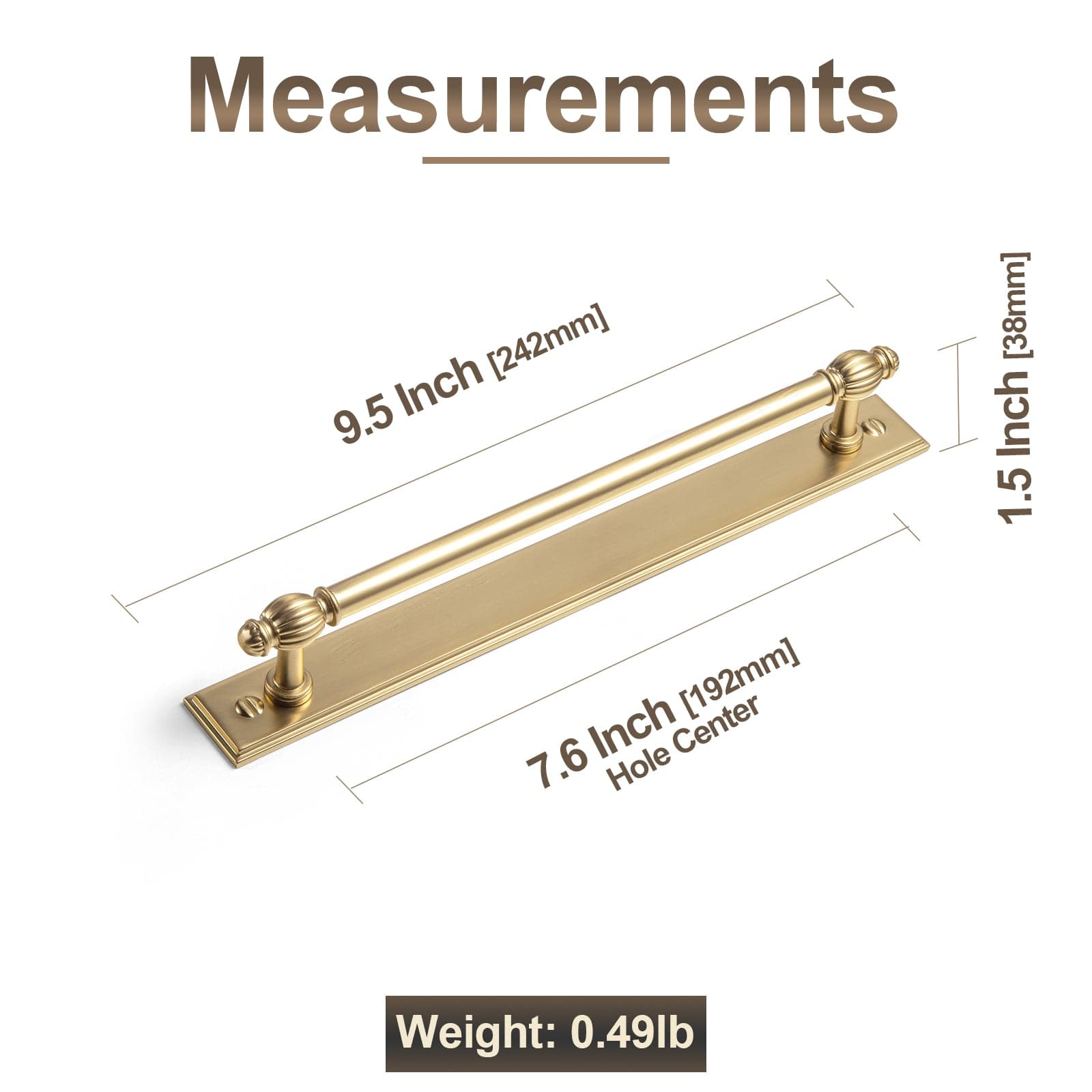 Goo-Ki Luxury Decorative Antique Brass Cabinet Handles Stylish Accents for Modern Cabinet Design