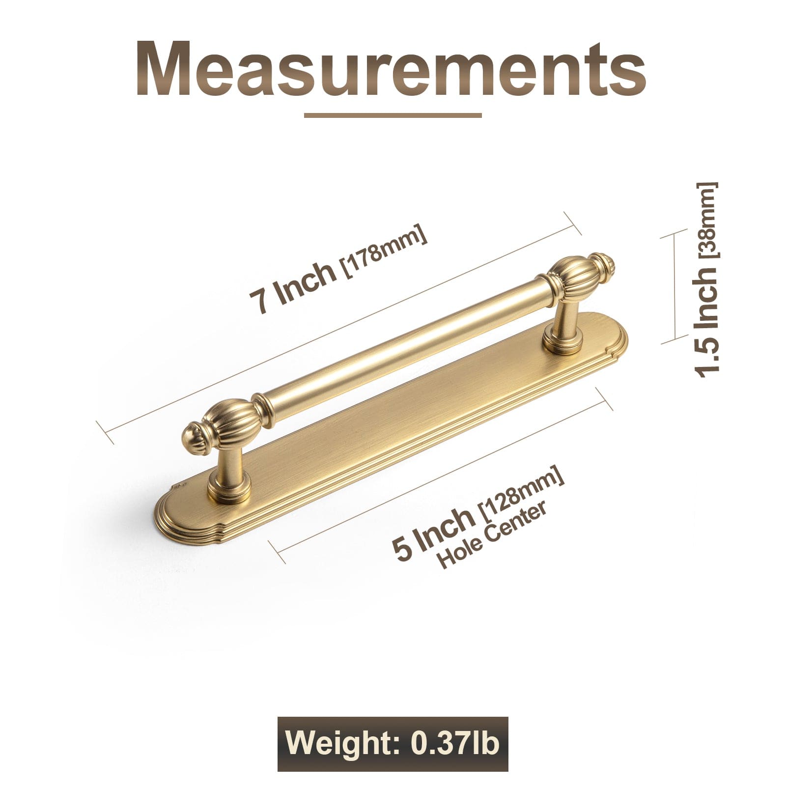 Goo-Ki Luxury Decorative Antique Brass Cabinet Handles Stylish Accents for Modern Cabinet Design