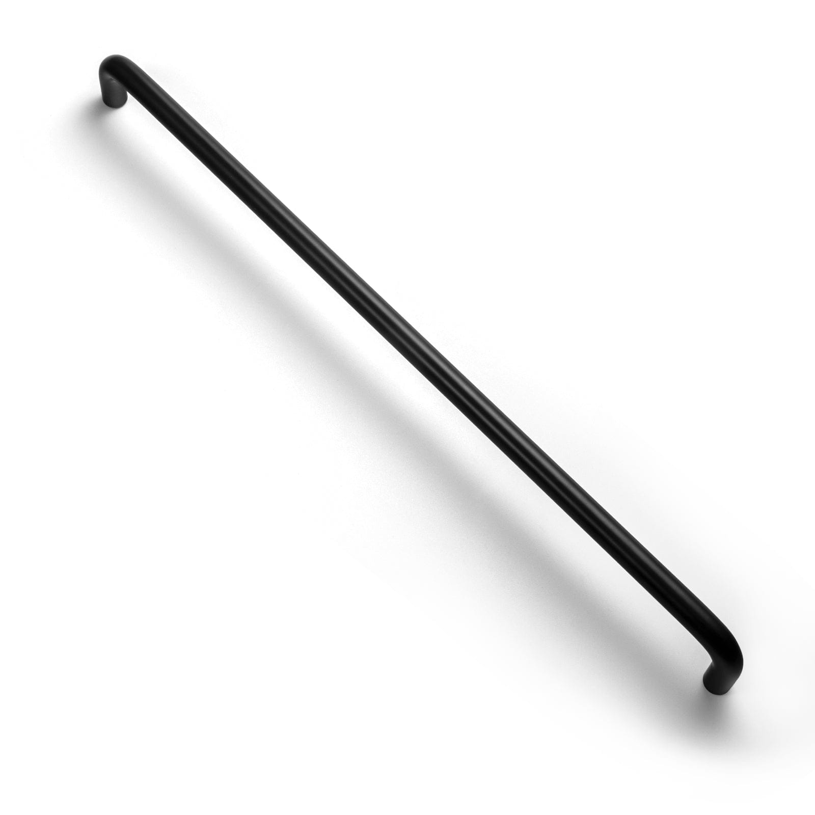 Goo-Ki Matte Black / 12.6'' Hole Center / 12 Pack Simple Sleek Wardrobe Pull Contemporary Design Cabinet Handle Modern Style