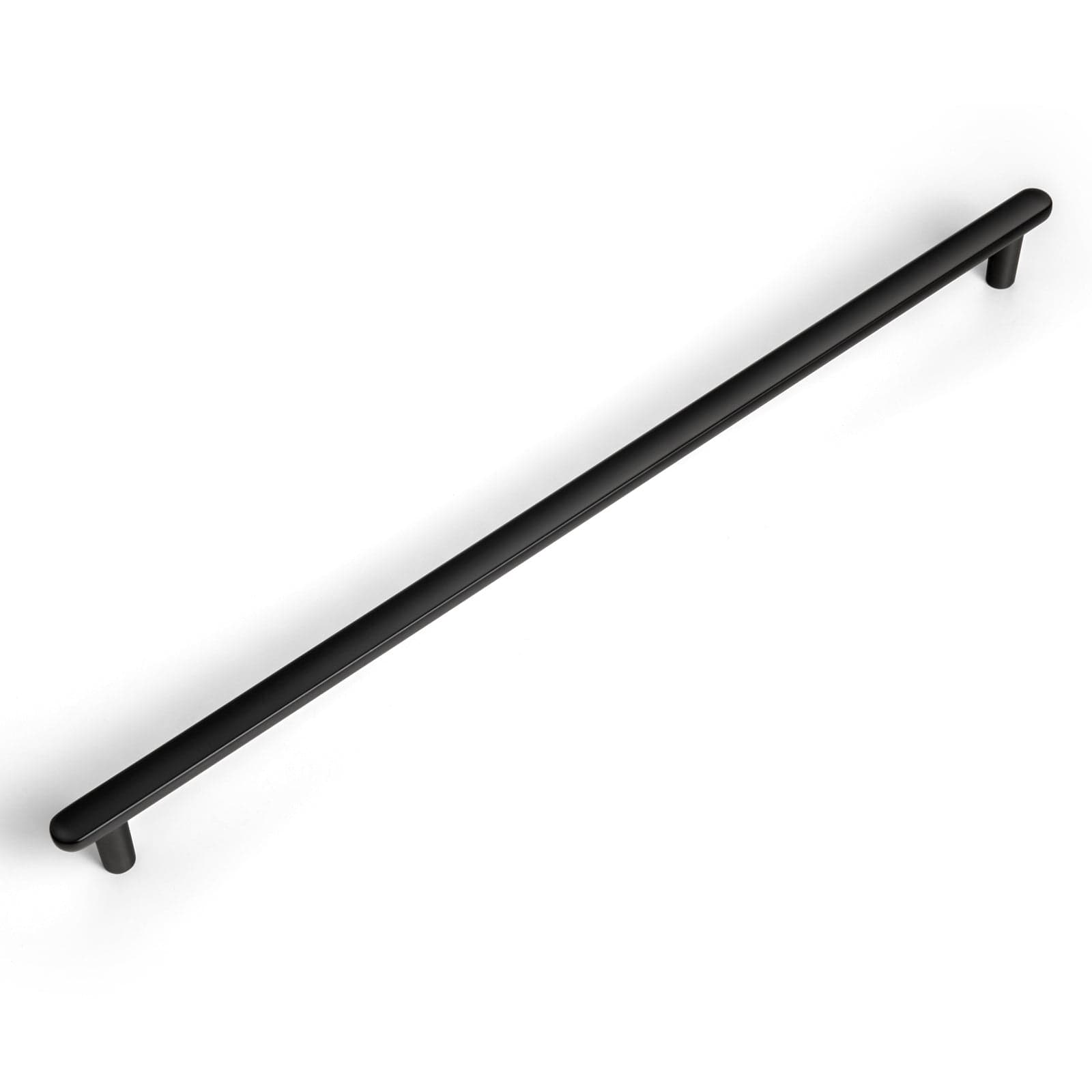 Goo-Ki Matte Black / 12.6'' Hole Center / 6 Pack Classic Curvature Cabinet Handles Timeless Appeal  Kitchen Drawer Pulls